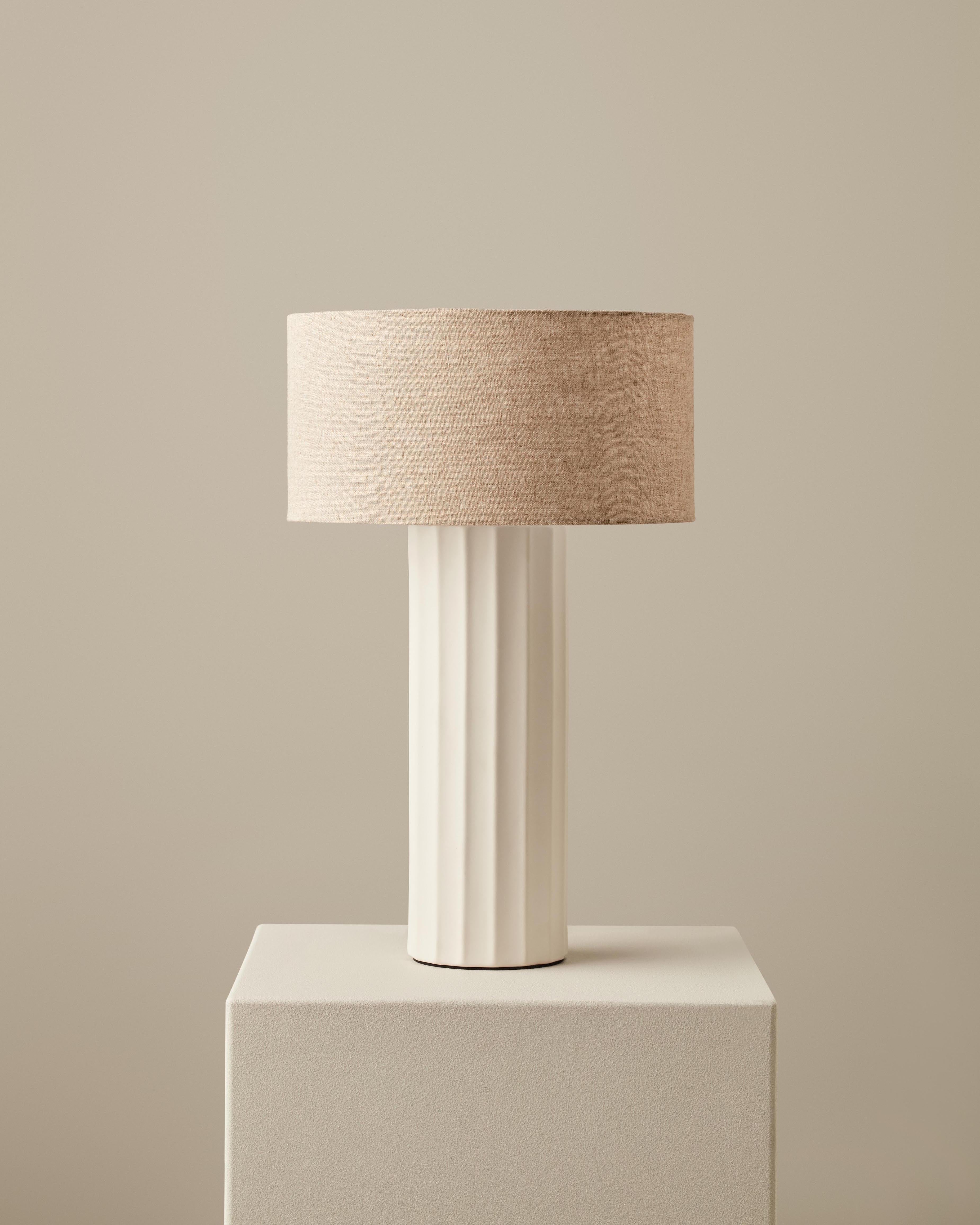 Cooper Table Lamp White - Milk & Sugar