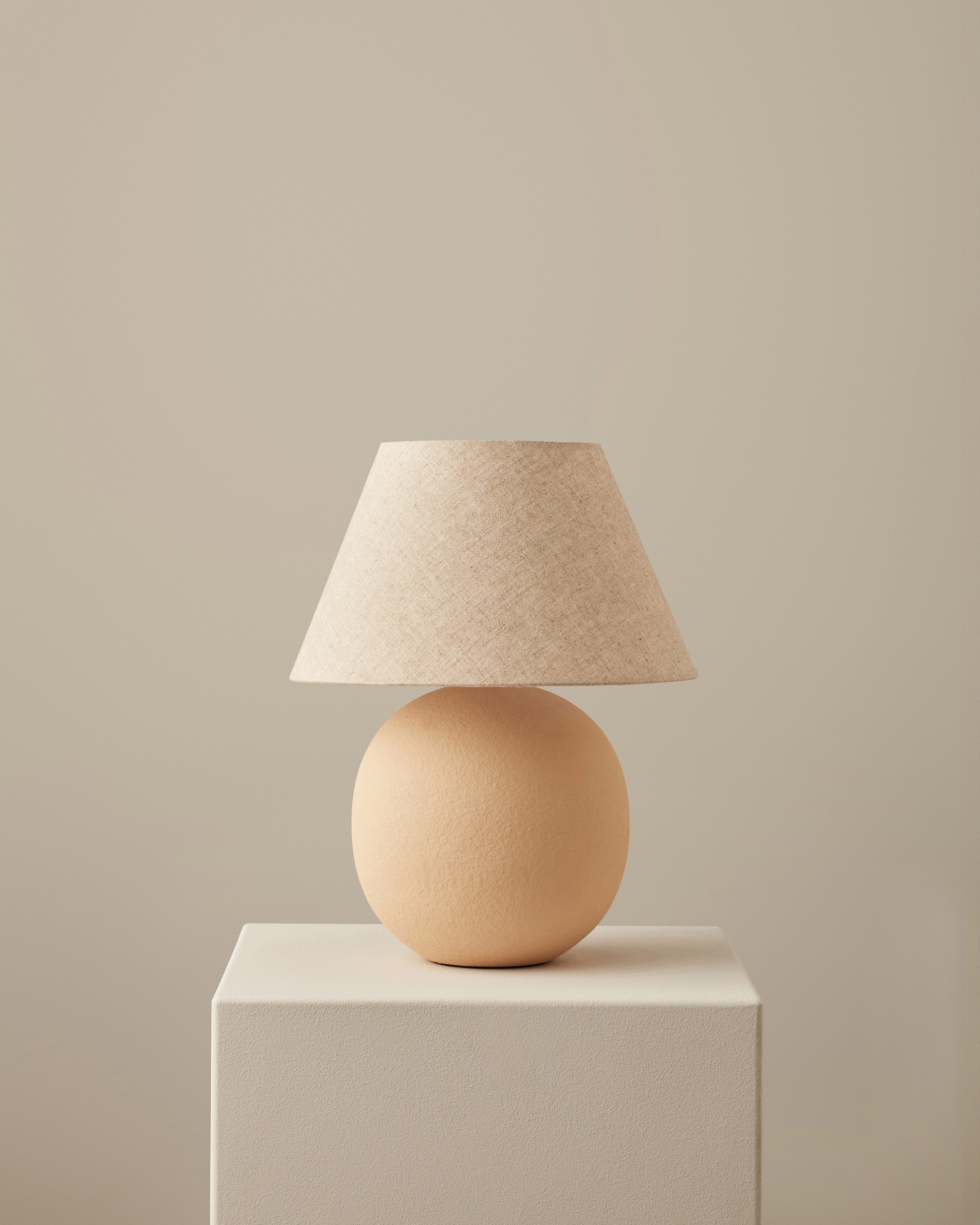 Tuck Ceramic Table Lamp Straw - Milk & Sugar