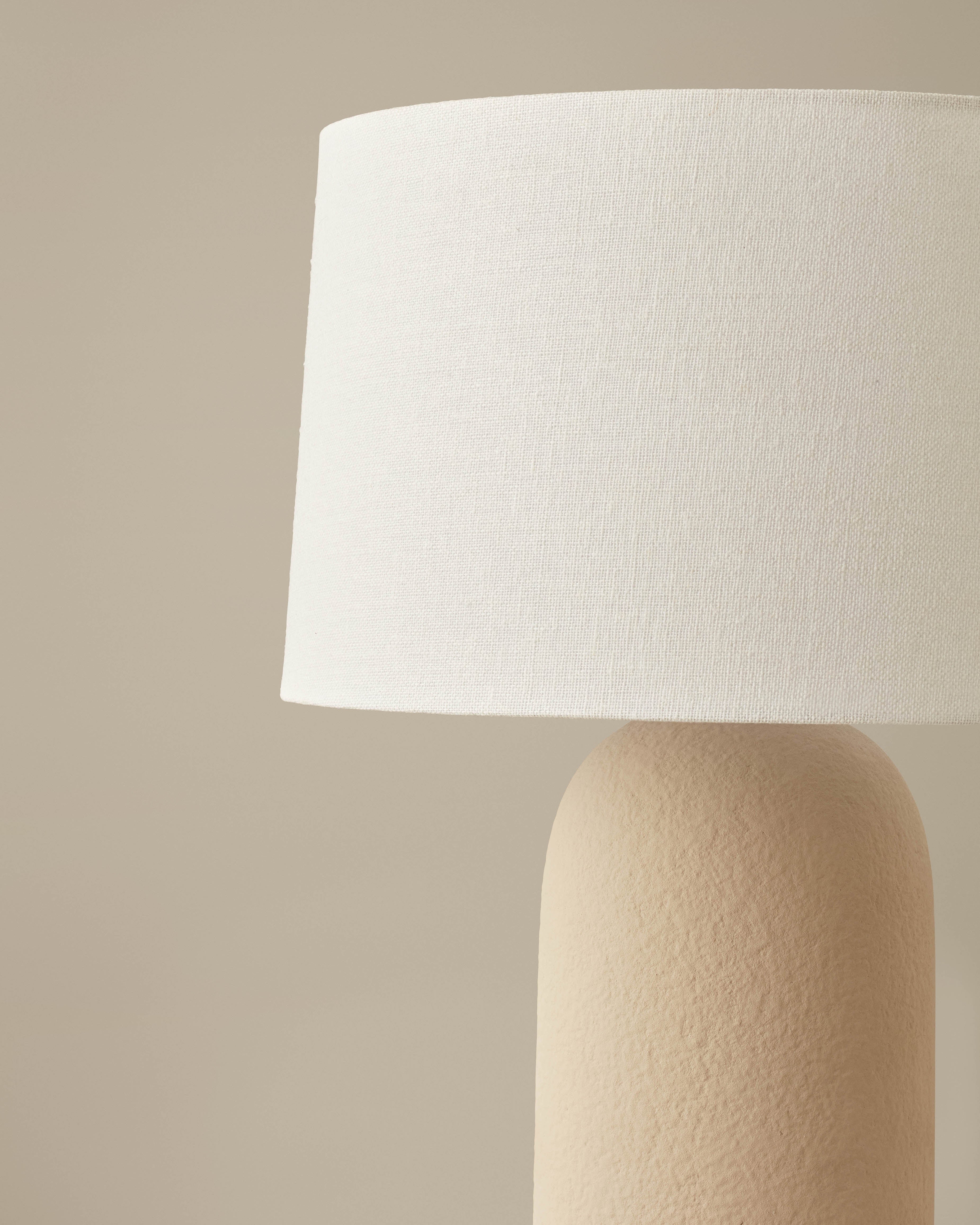 Hugo Ceramic Table Lamp Stone - Milk & Sugar