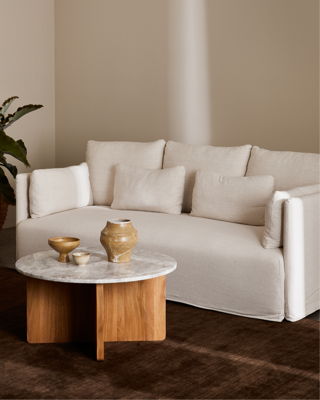 Axel Coffee Table Grey Marble - Milk & Sugar