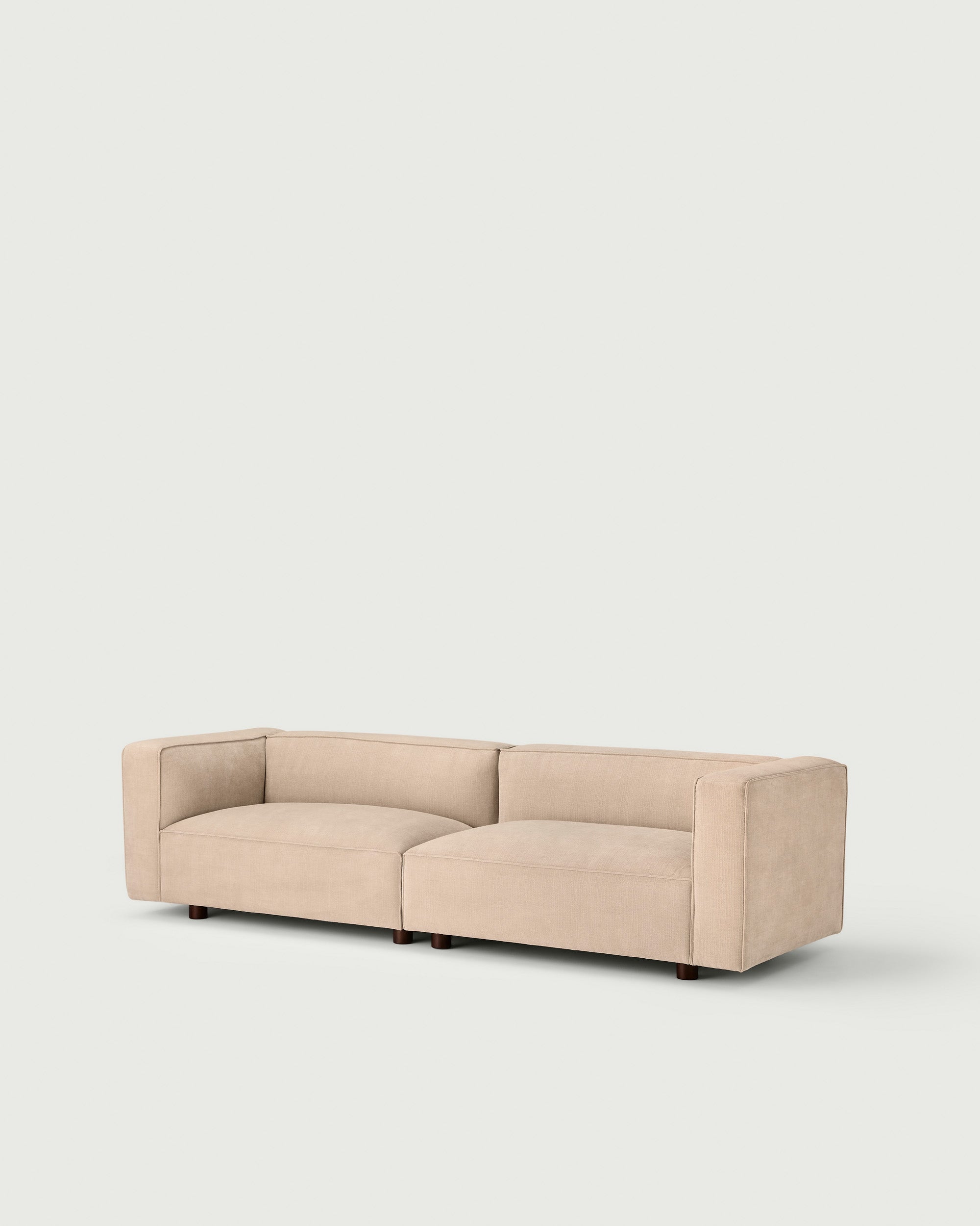 Alma Sofa - Chenille Oat - Milk & Sugar