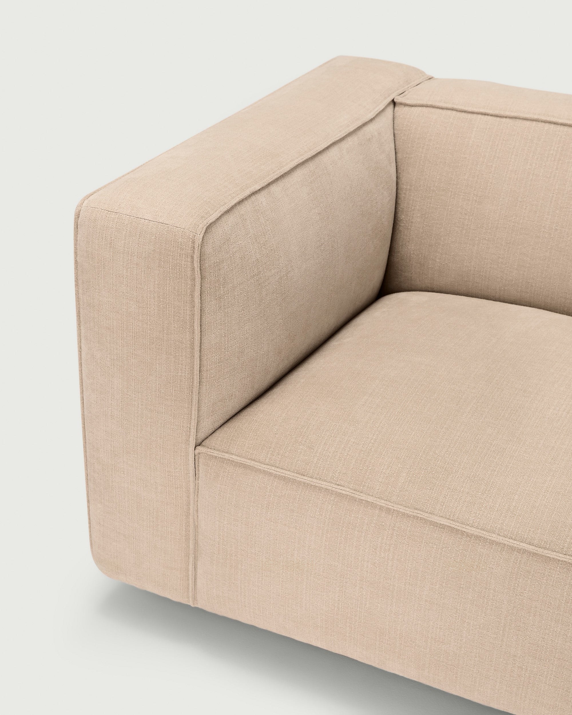 Alma Sofa - Chenille Oat - Milk & Sugar