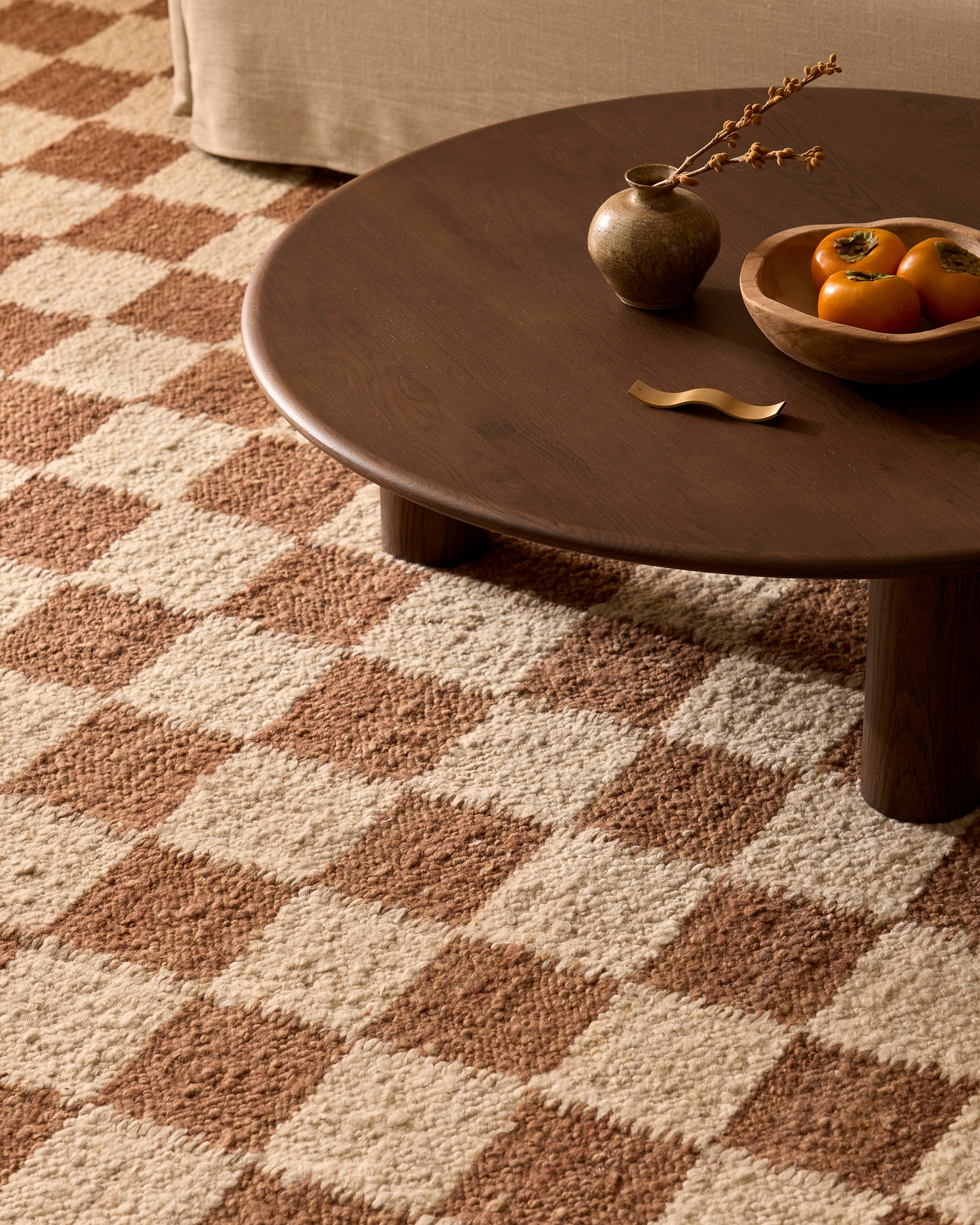 Ava Rug Chestnut - Milk & Sugar