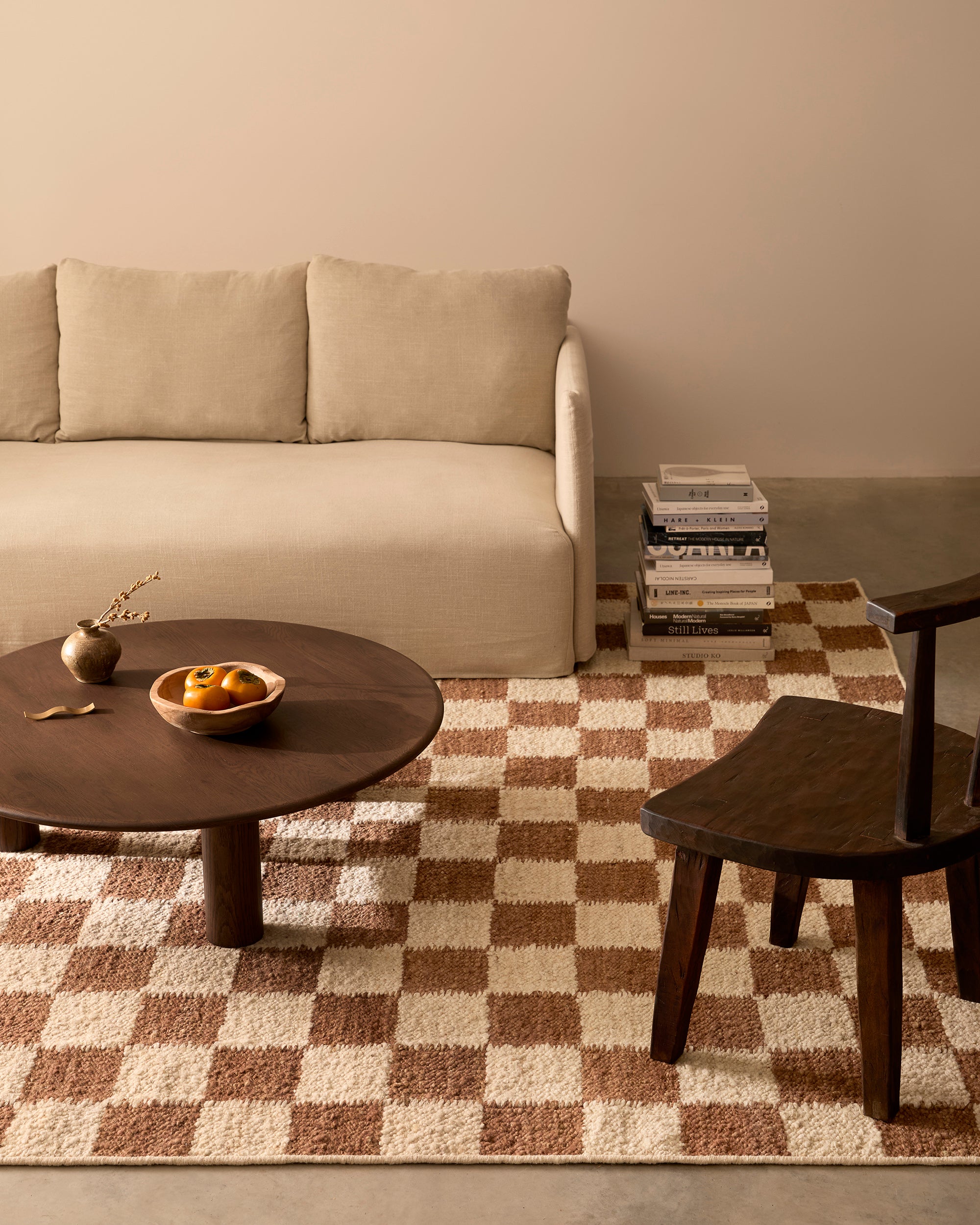 Ava Rug Chestnut - Milk & Sugar