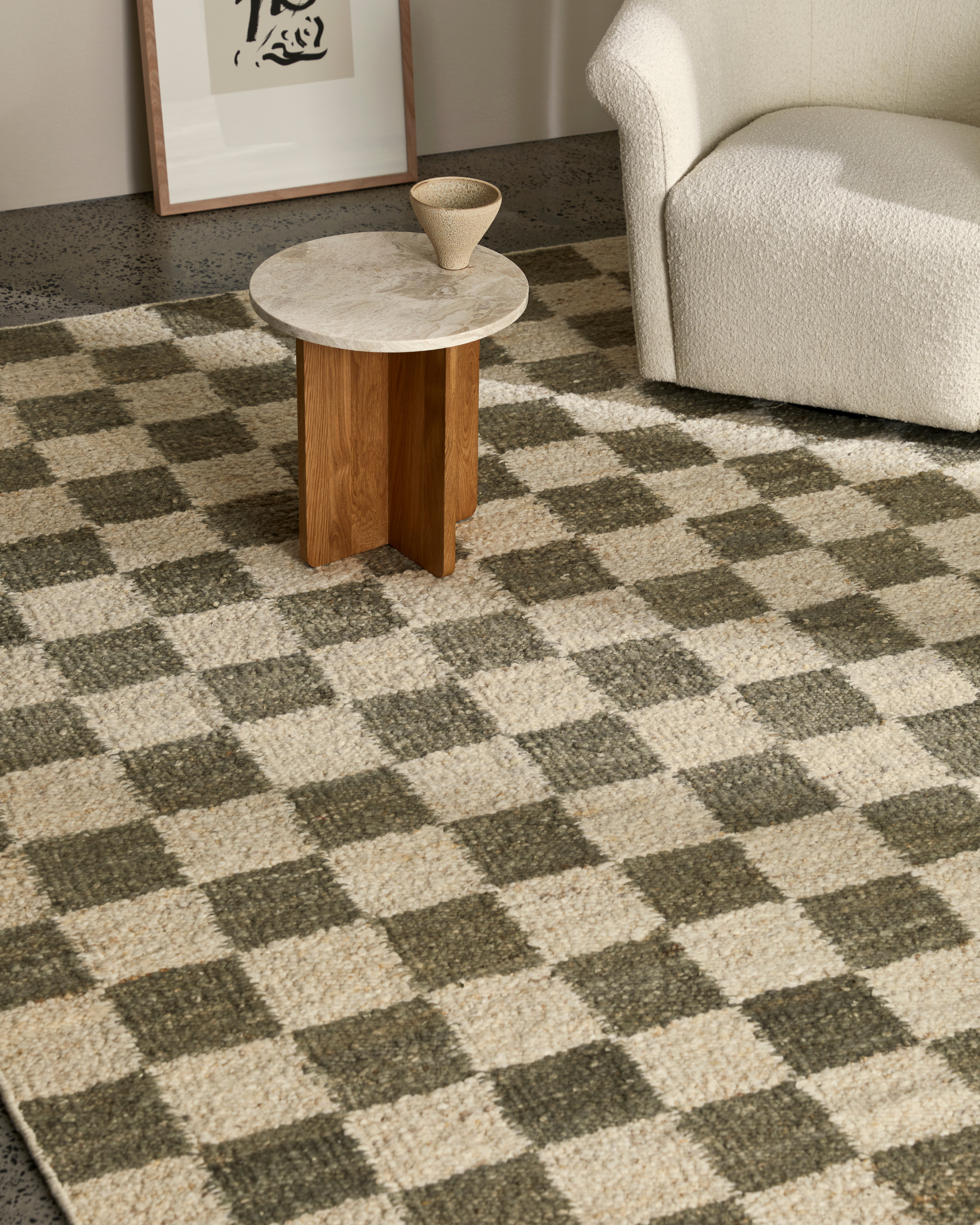 Sample of Ava Rug Sage - Milk & Sugar