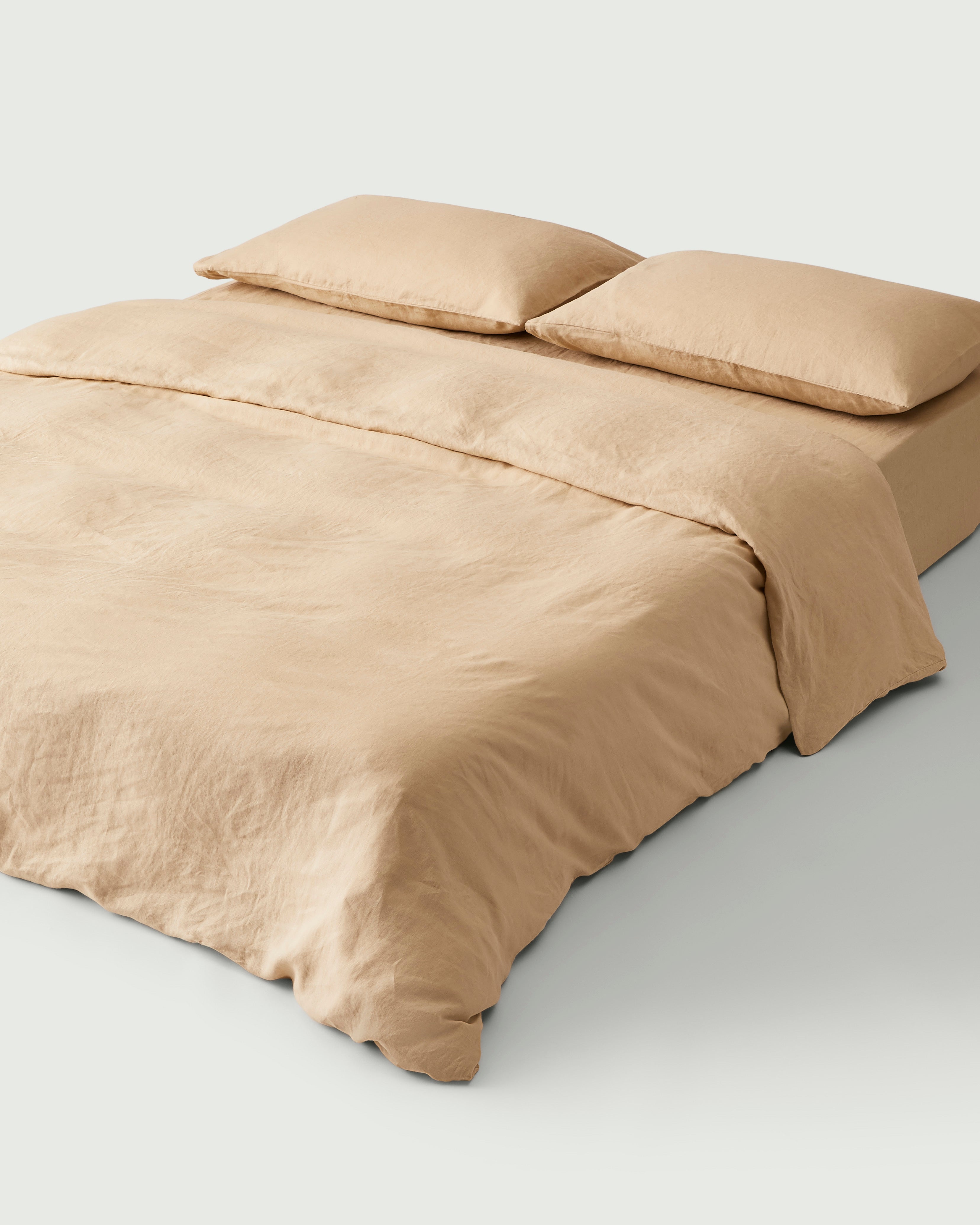 Linen Duvet Cover in Oat