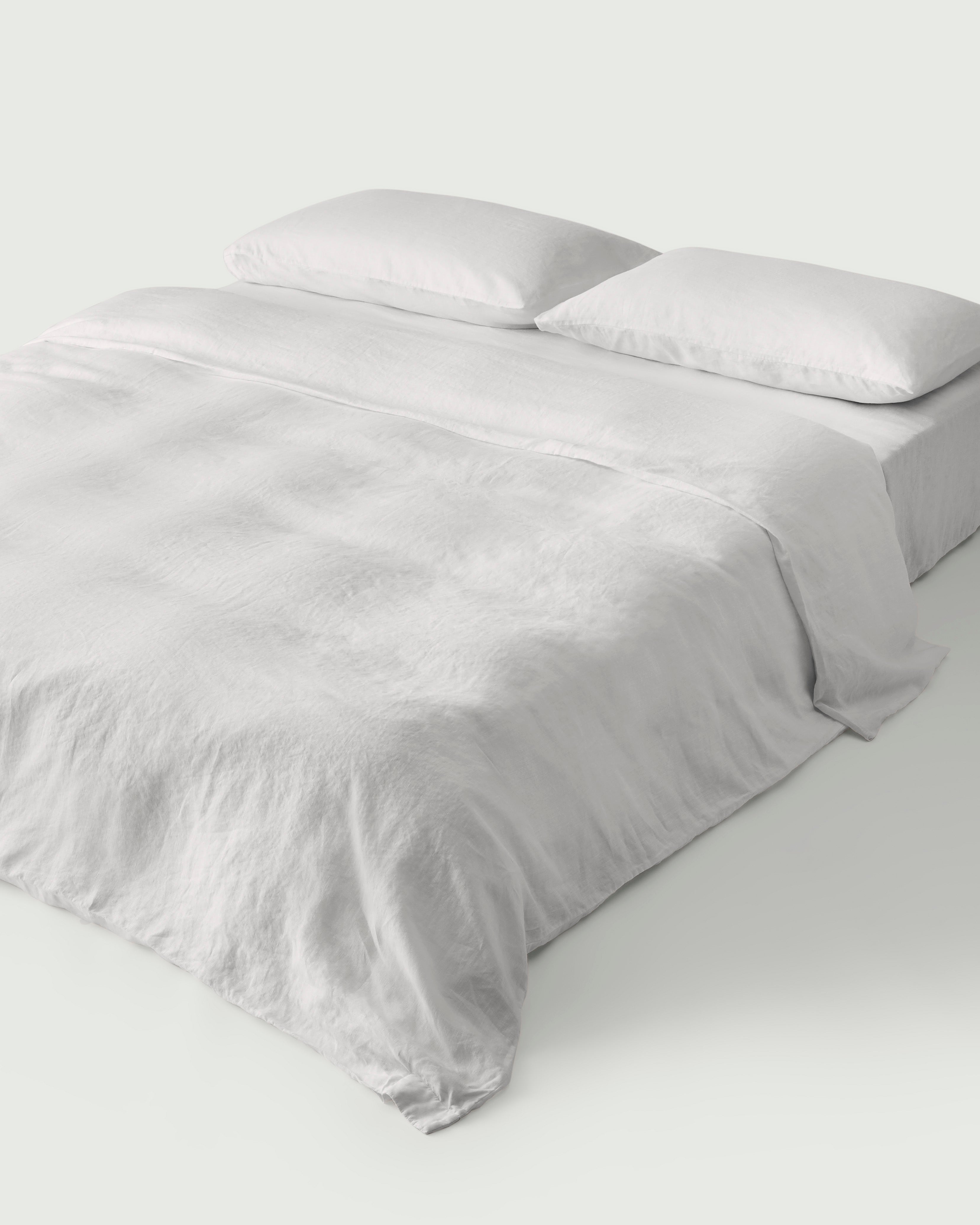 Linen Pillowcase Pair in White