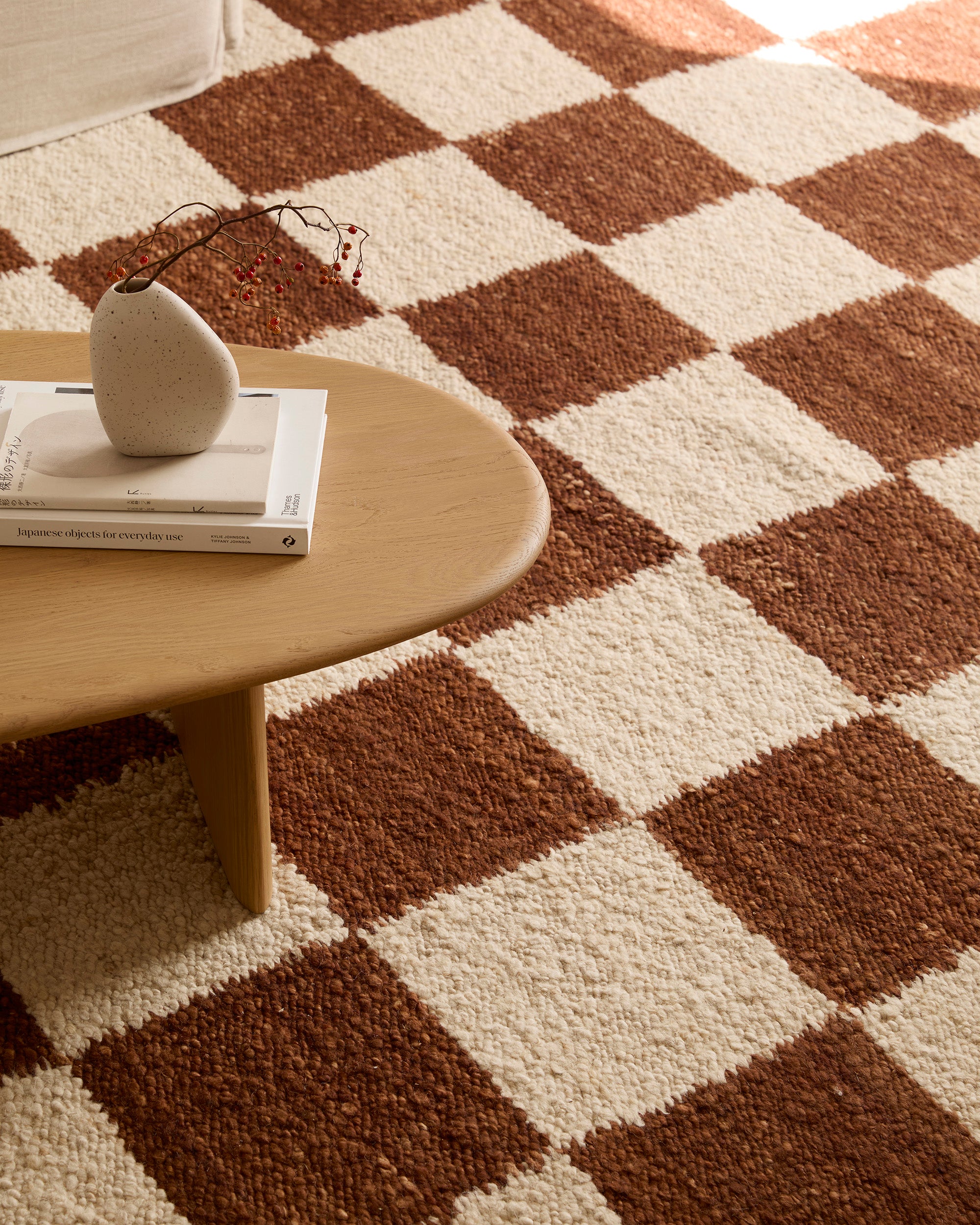 Checker Rug Russet - Milk & Sugar