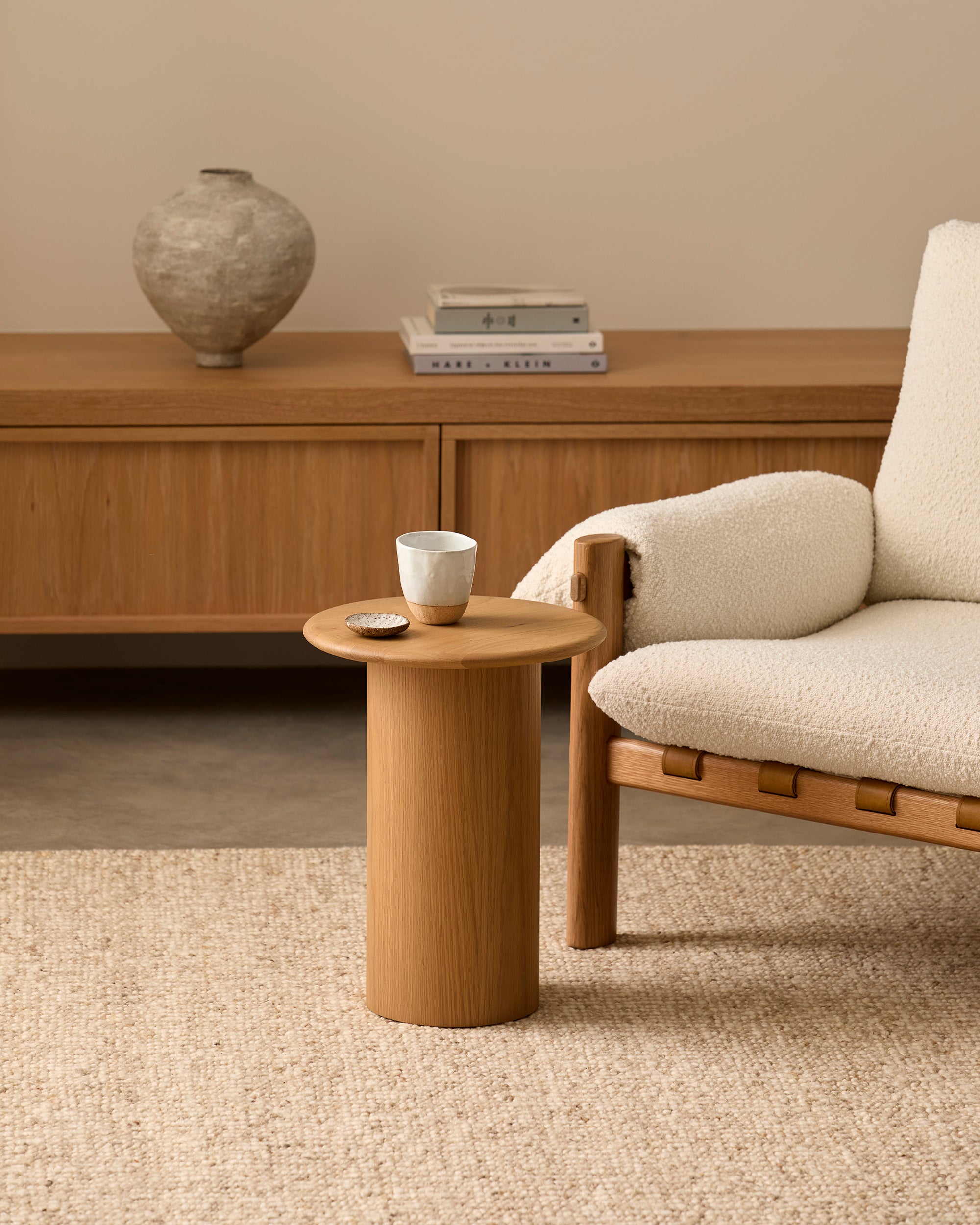 Eli Side Table Light Oak - Milk & Sugar