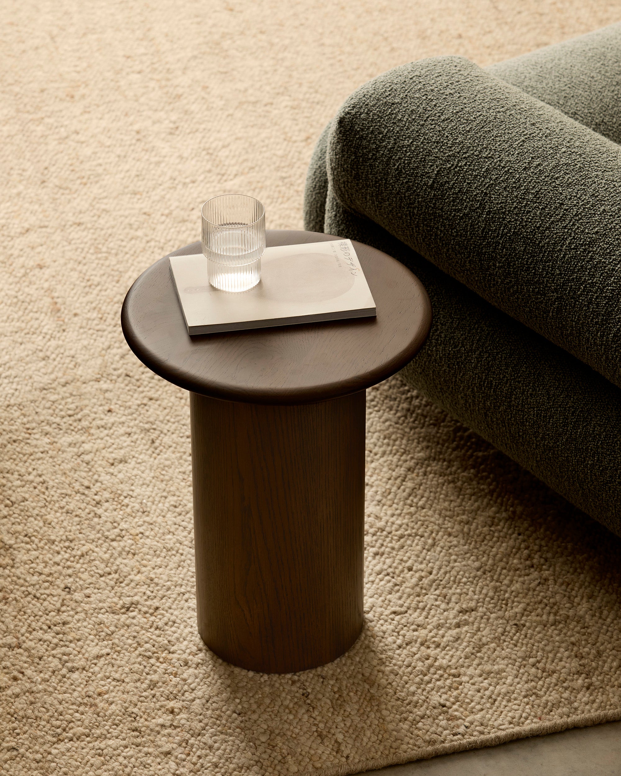 Eli Side Table Smoke Oak - Milk & Sugar
