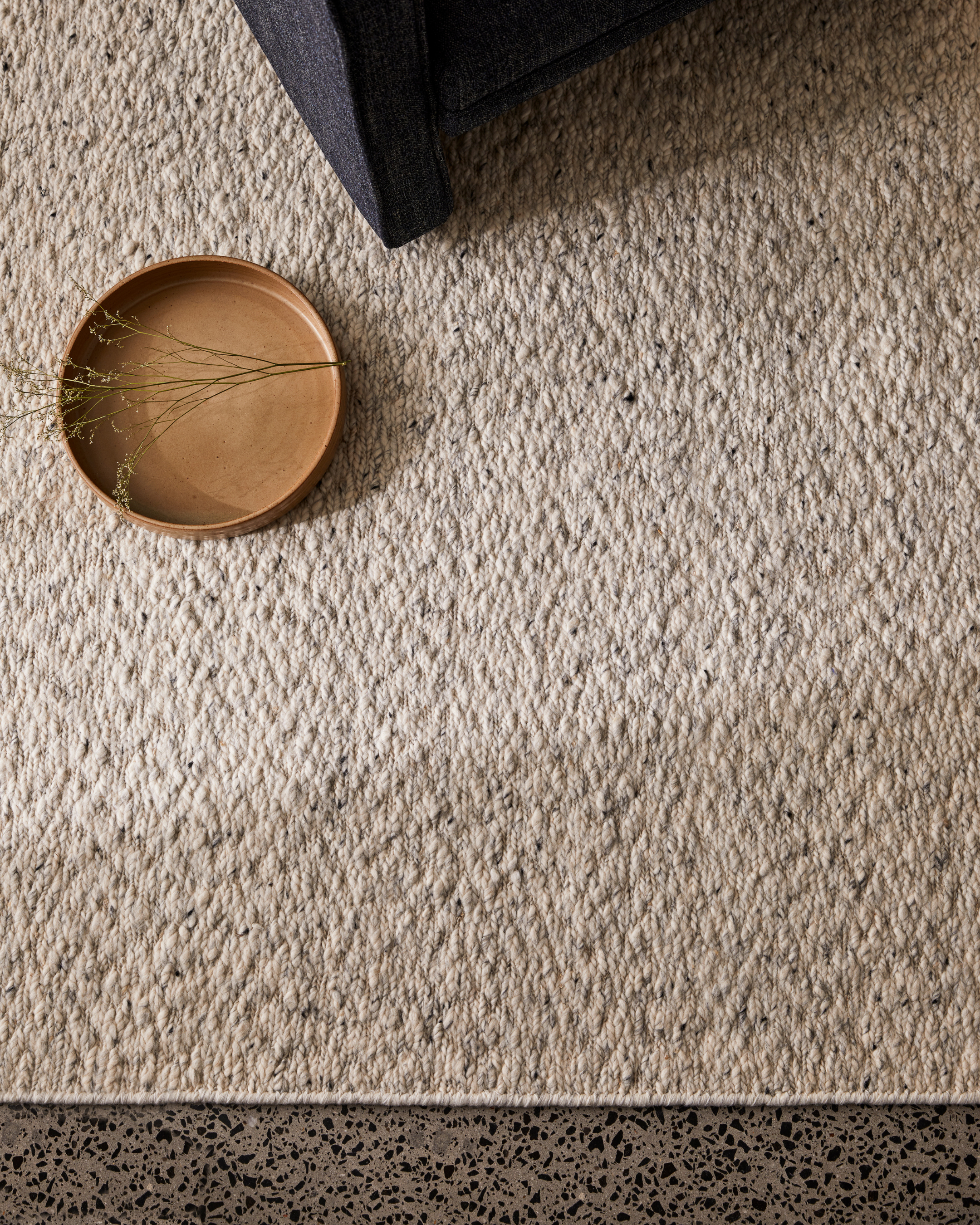 Sample of Evie Rug Silver - Milk & Sugar
