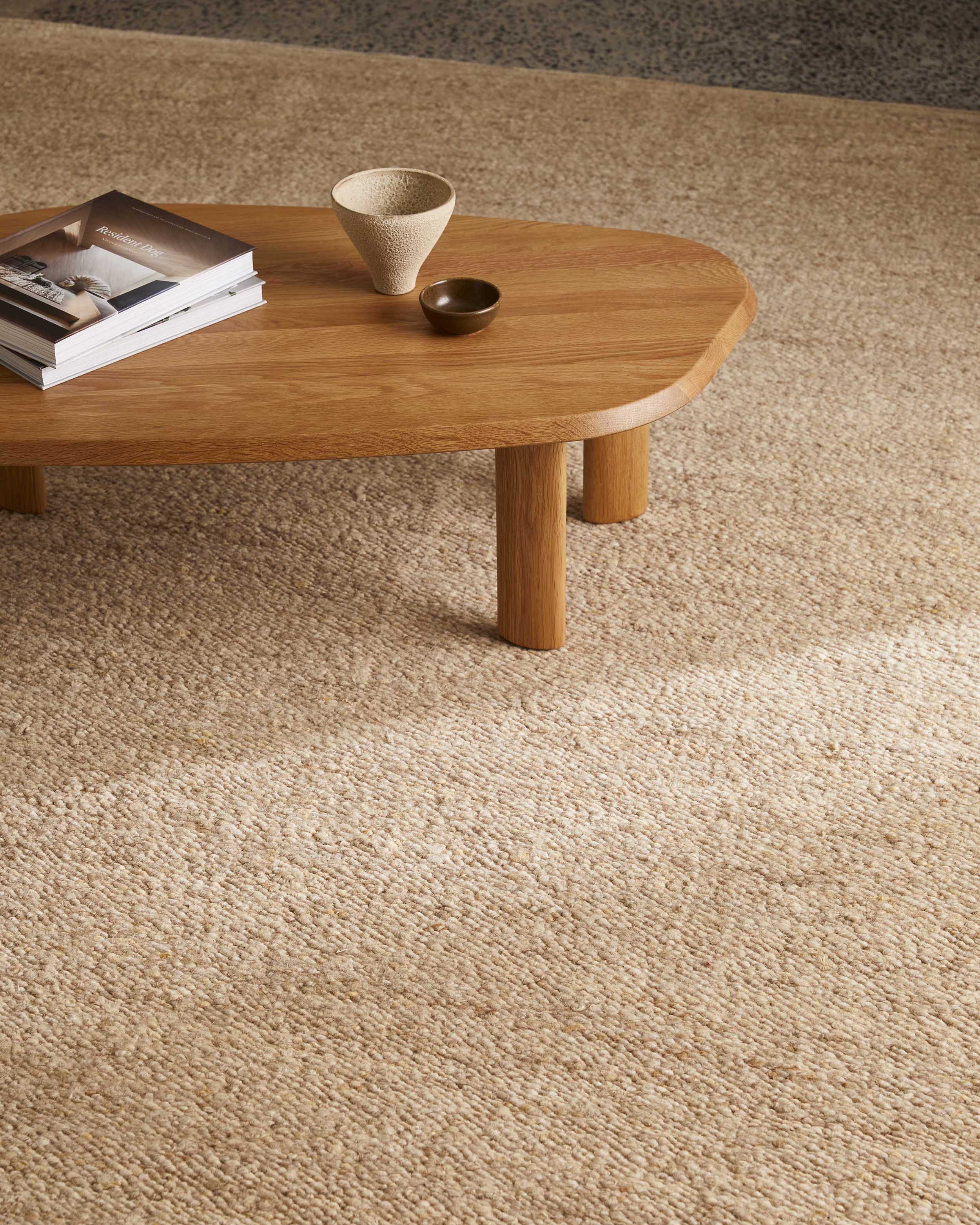Sample of Meadow Rug Fawn - Milk & Sugar