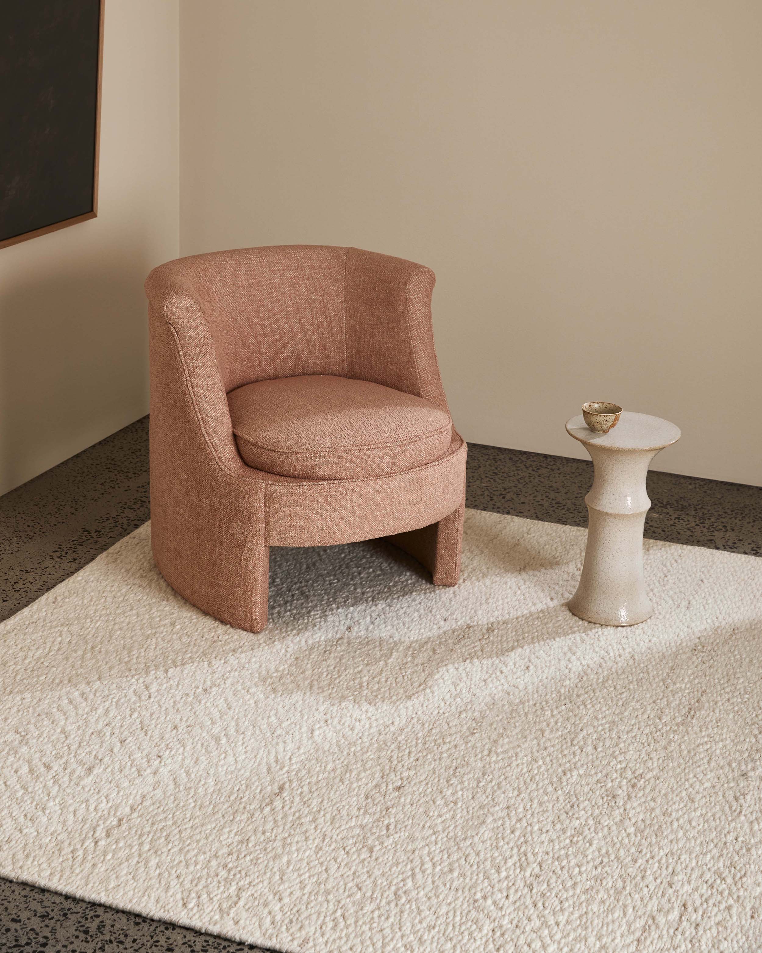 Evie Rug Chalk - Milk & Sugar