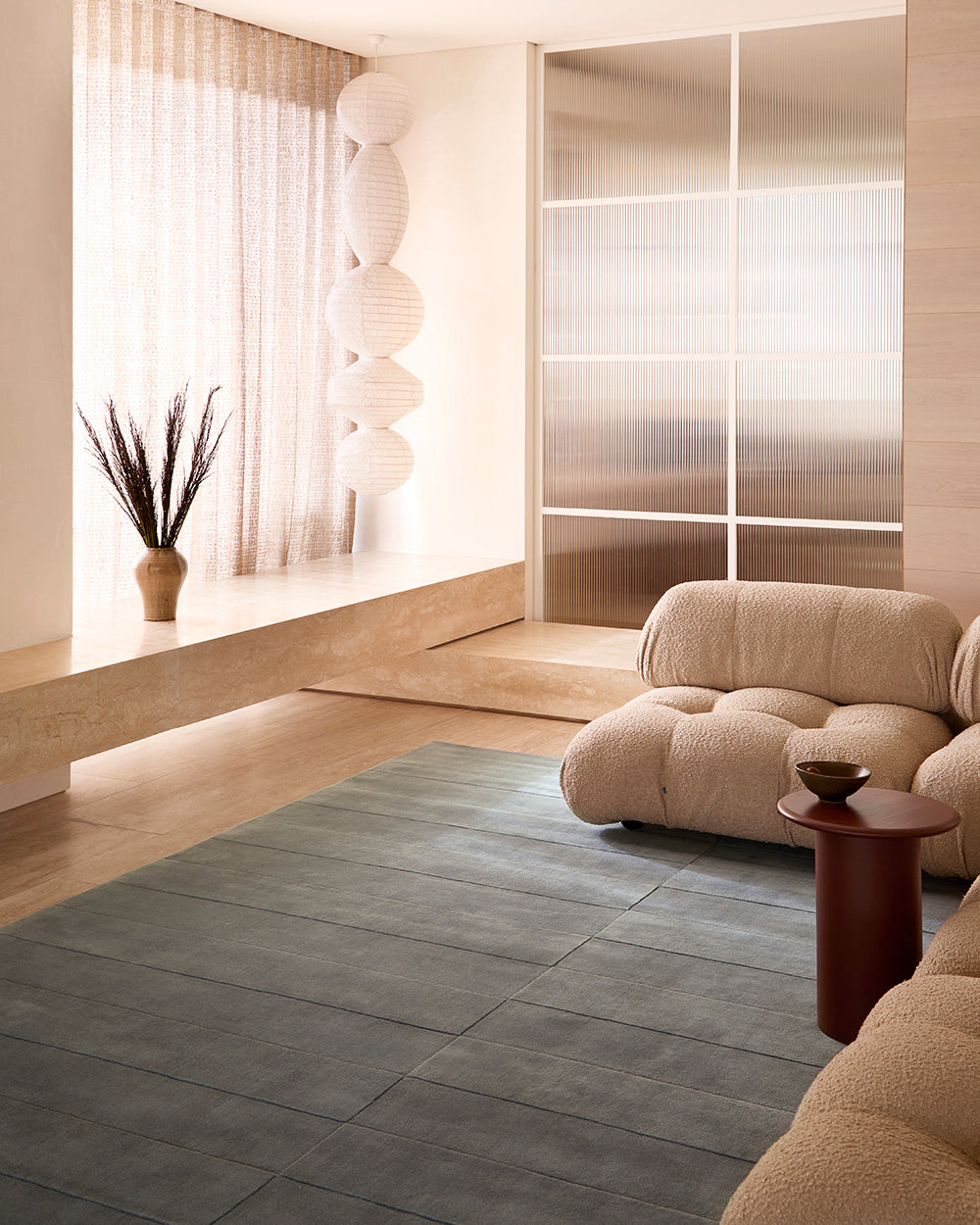 Trace Rug Flint Blue