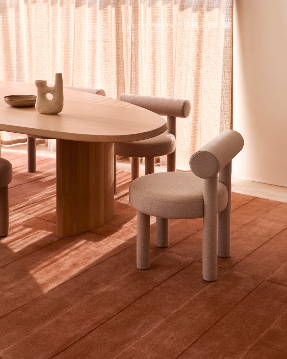 Sample of Trace Weave Sienna