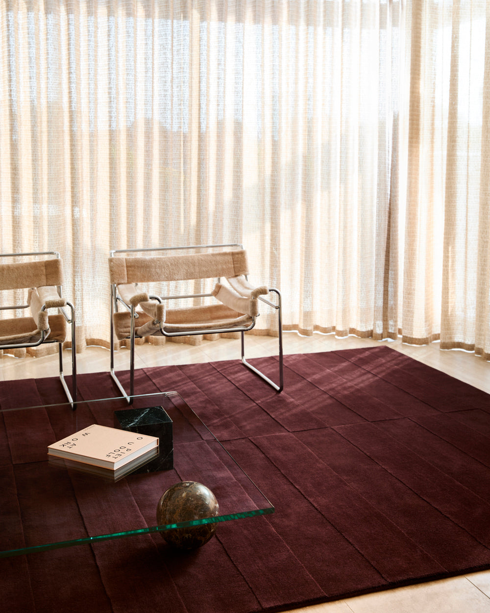 Sample of Trace Weave Plum