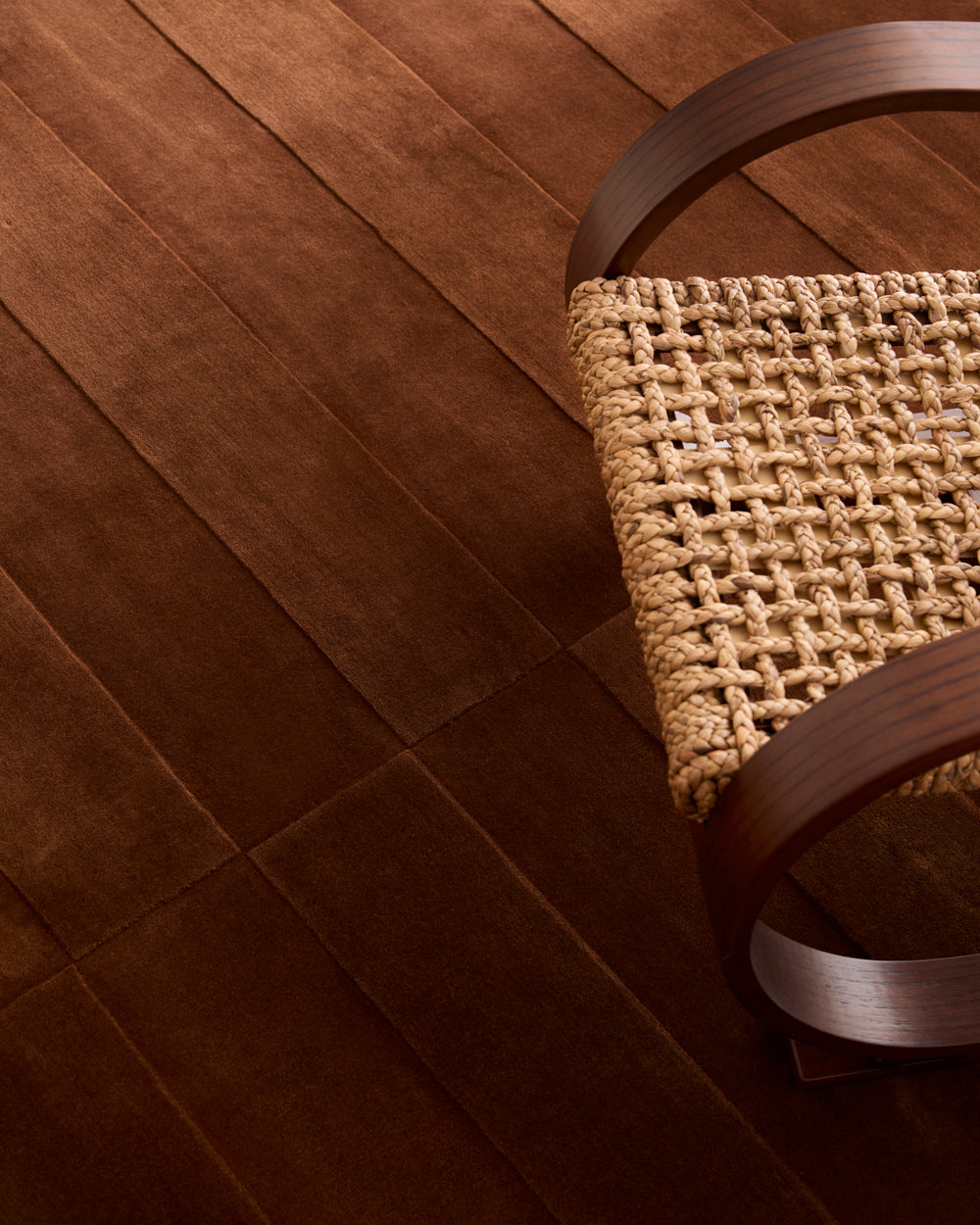 Sample of Trace Weave Walnut
