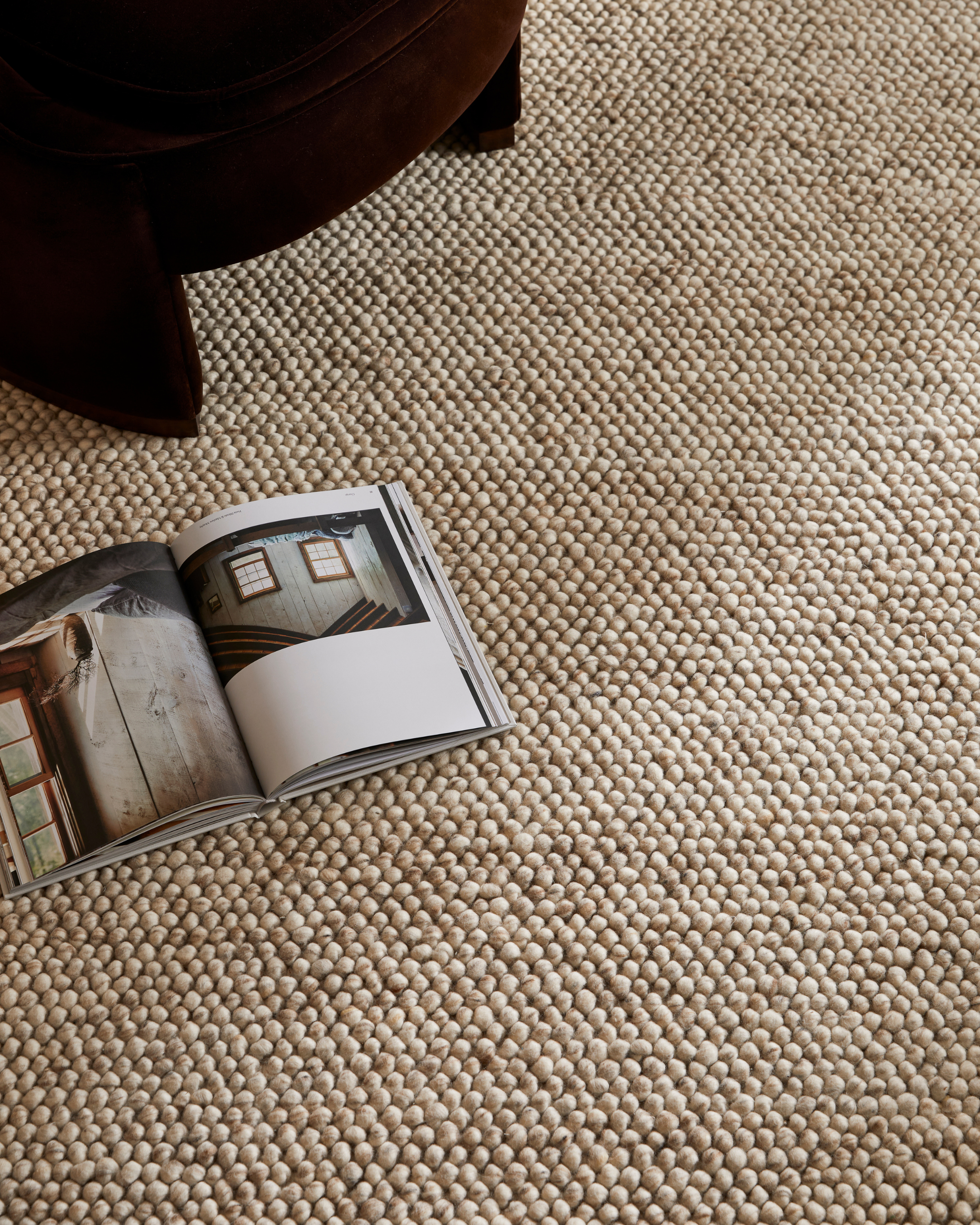 Sample of Pebble Rug Stone - Milk & Sugar