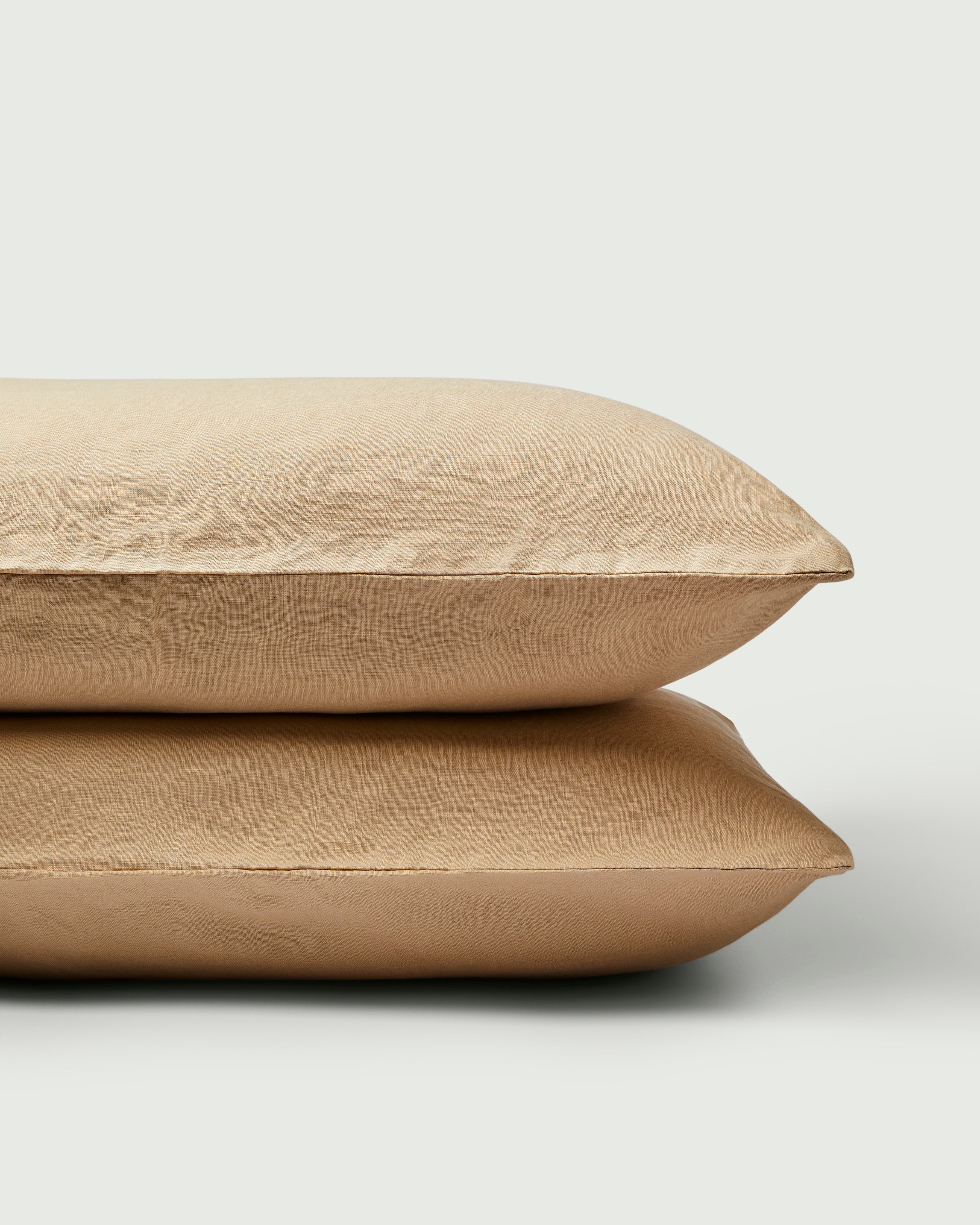 Linen Pillowcase Pair in Oat