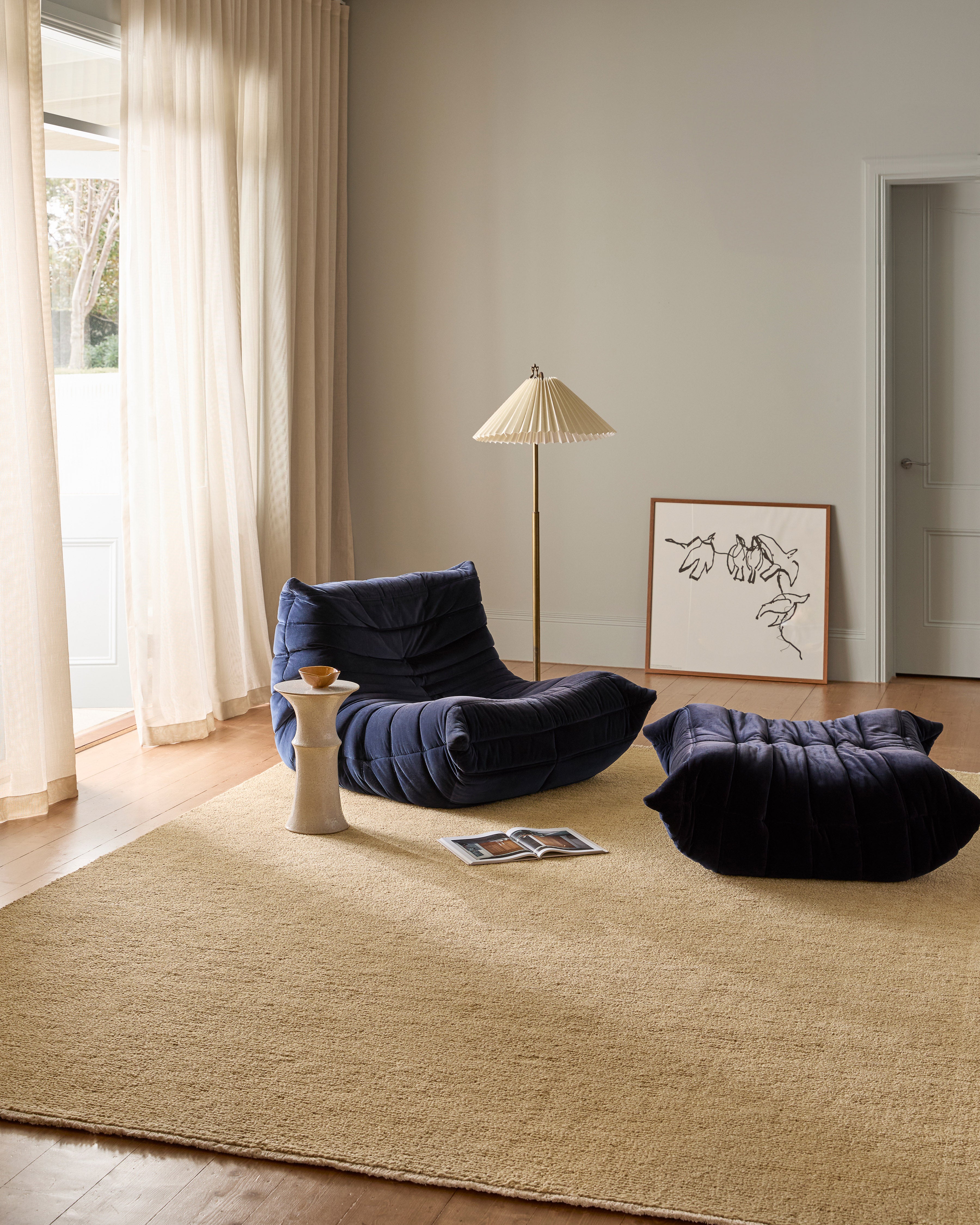 Sample of Raye Rug Oat