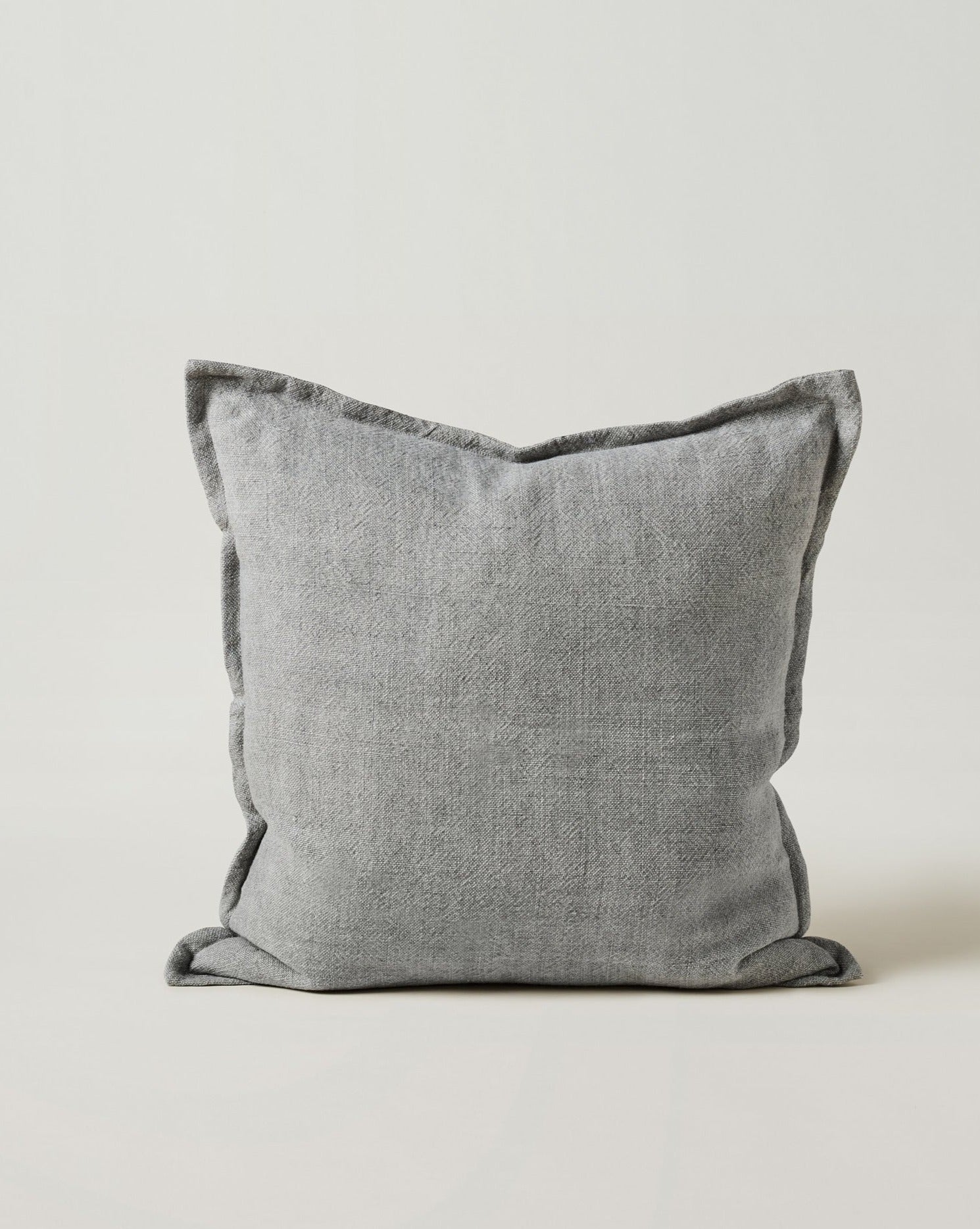 Gray 2024 linen pillow