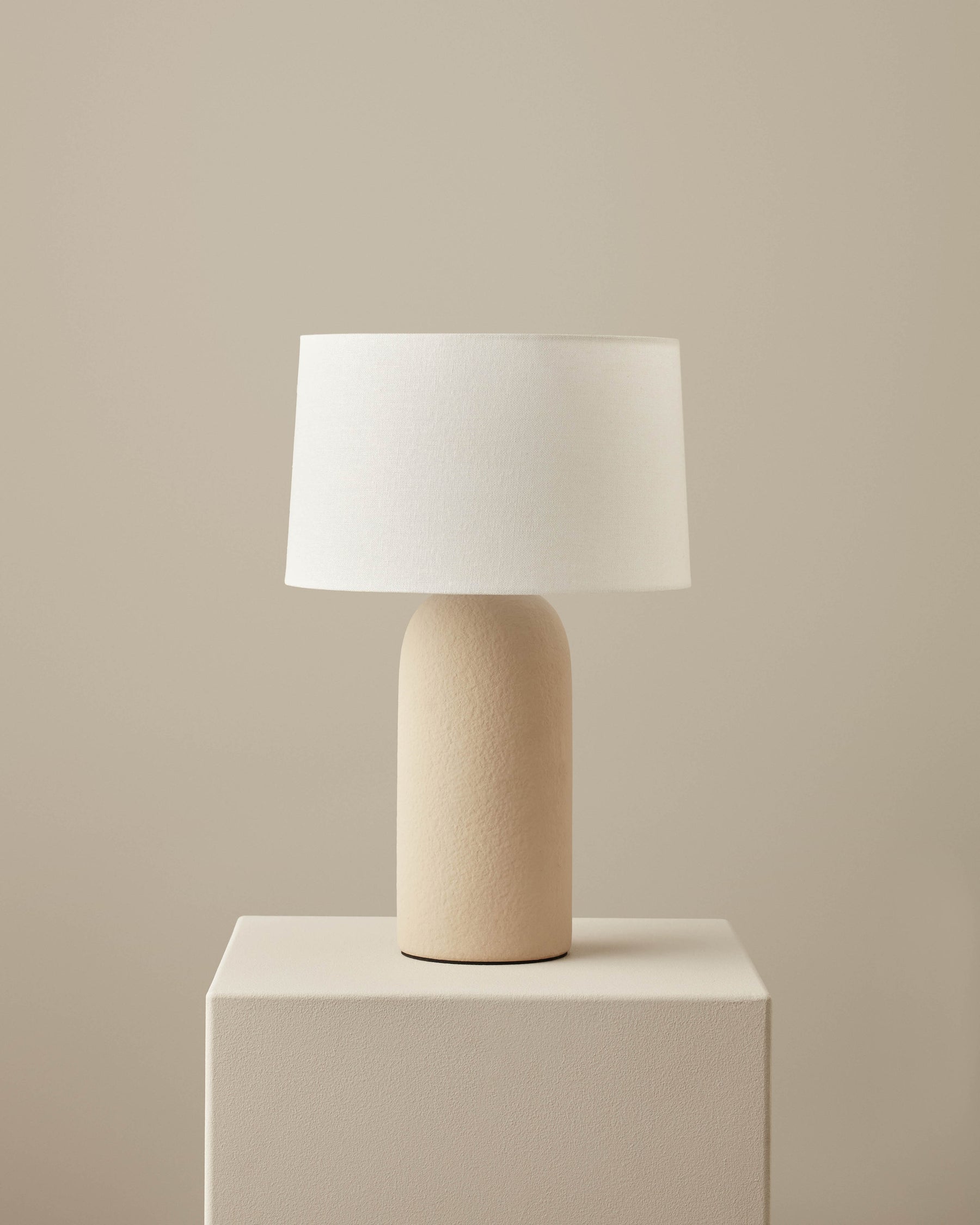 Hugo Ceramic Table Lamp Stone