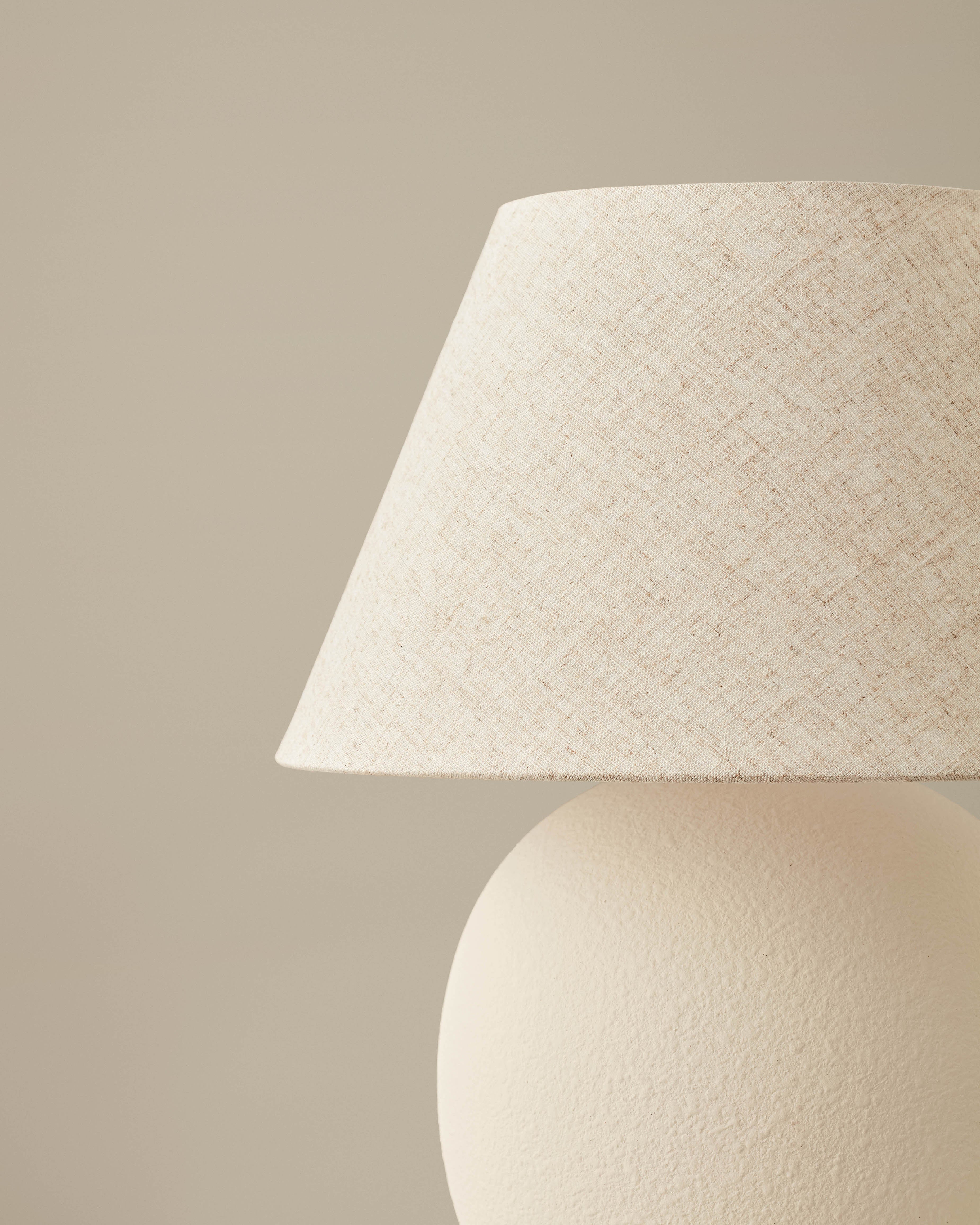 Tuck Ceramic Table Lamp Ivory - Milk & Sugar