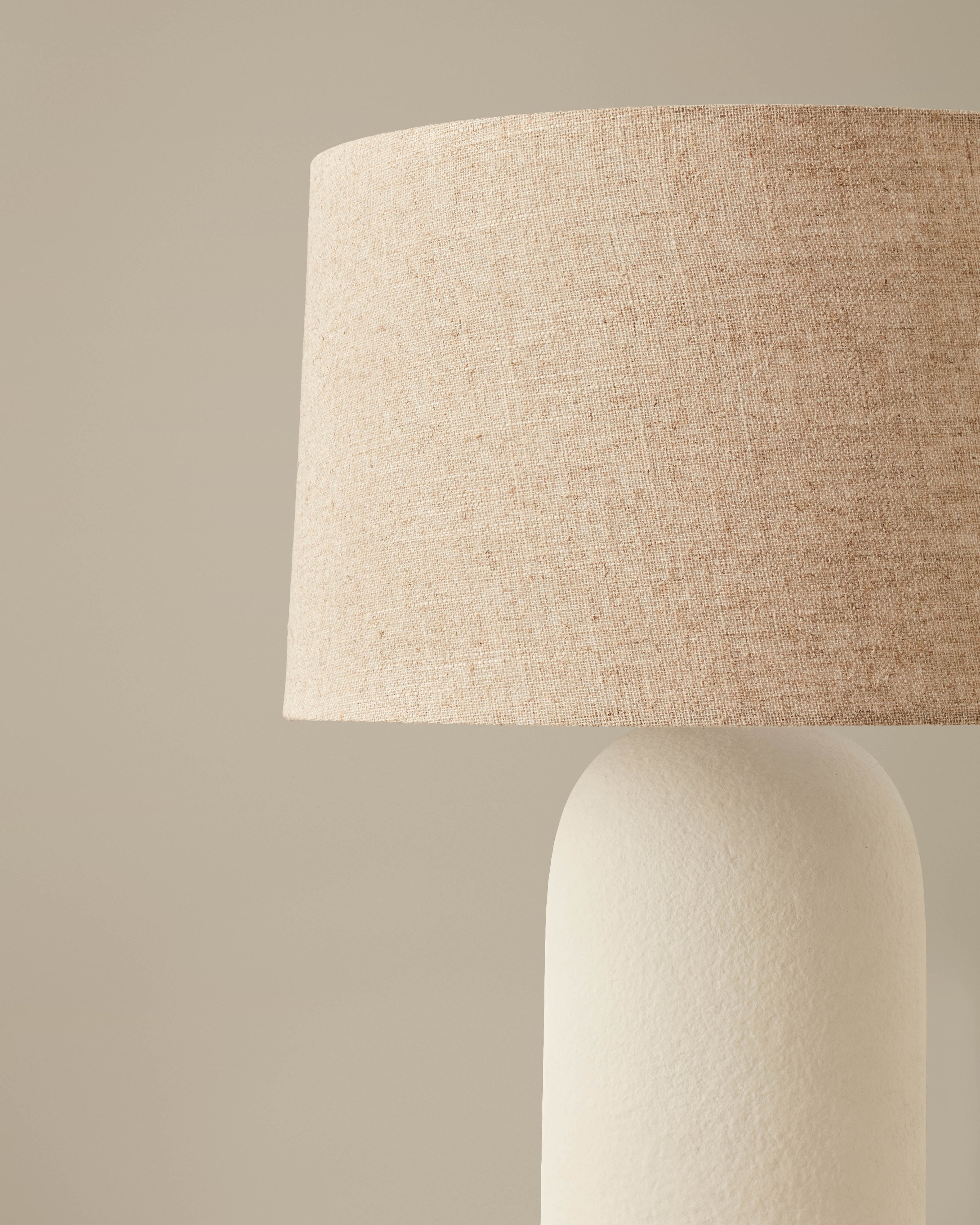 Hugo Ceramic Table Lamp Ivory - Milk & Sugar