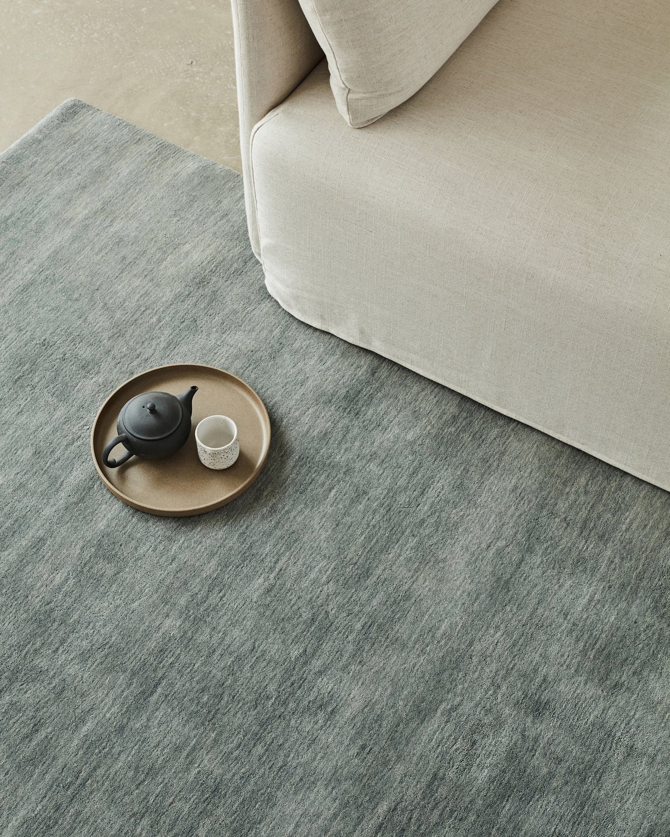 Lake Wool Rug - Steel Blue – Milk & Sugar