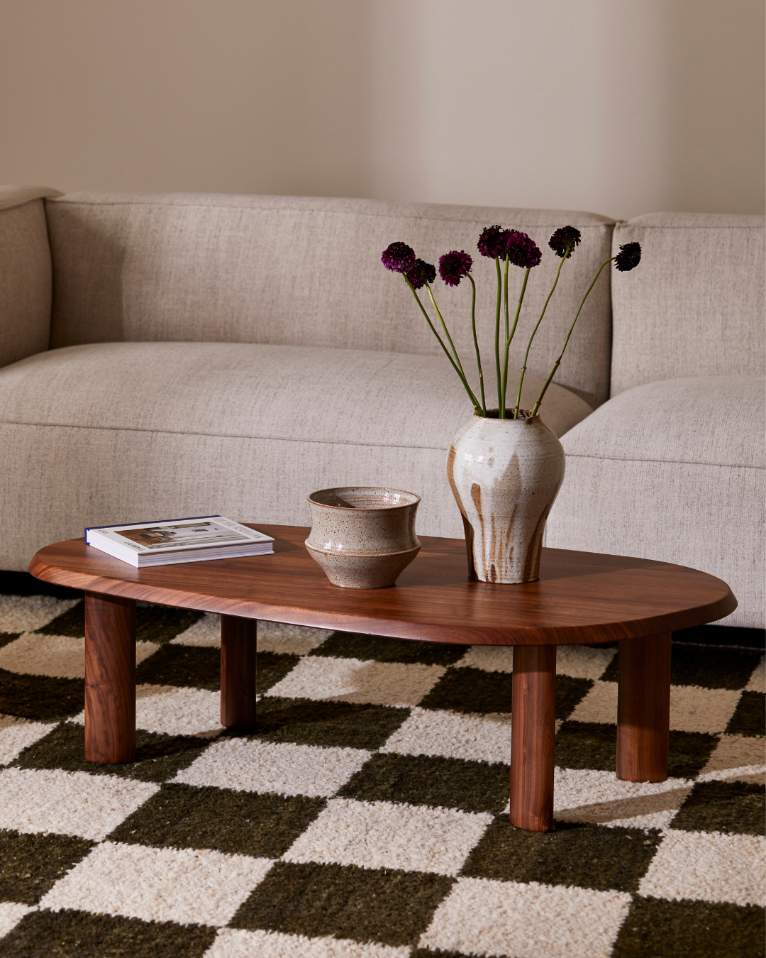 Bower Coffee Table Walnut - Milk & Sugar