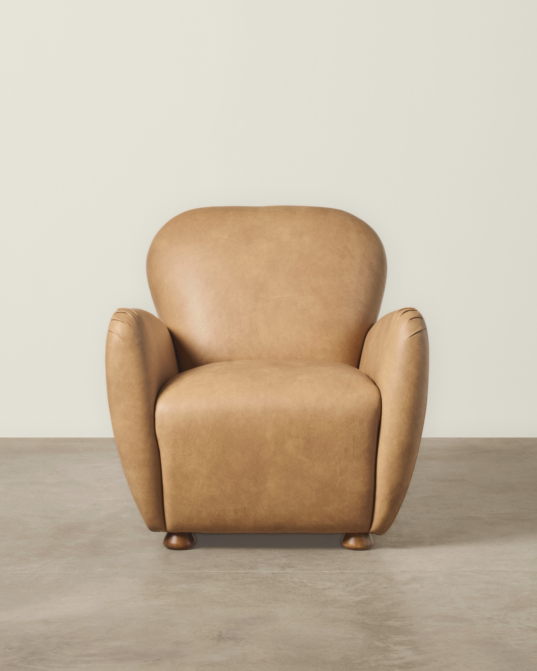 Edith Armchair - Tan Leather