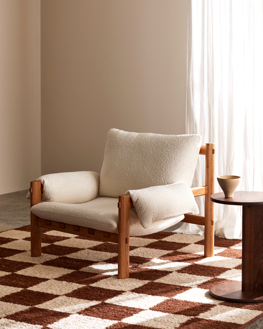 Freddy Armchair Bouclé - Milk & Sugar