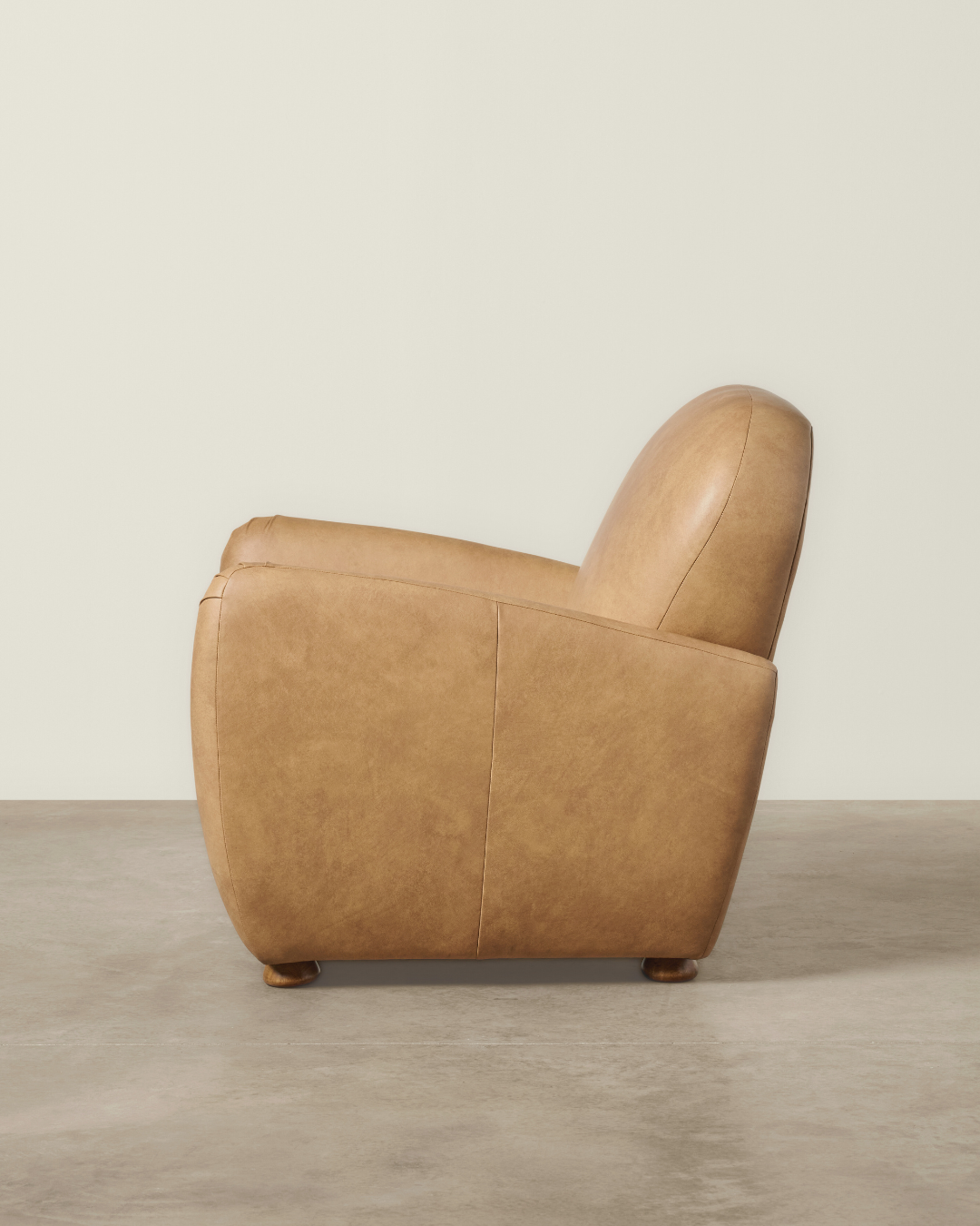 Edith Armchair - Tan Leather