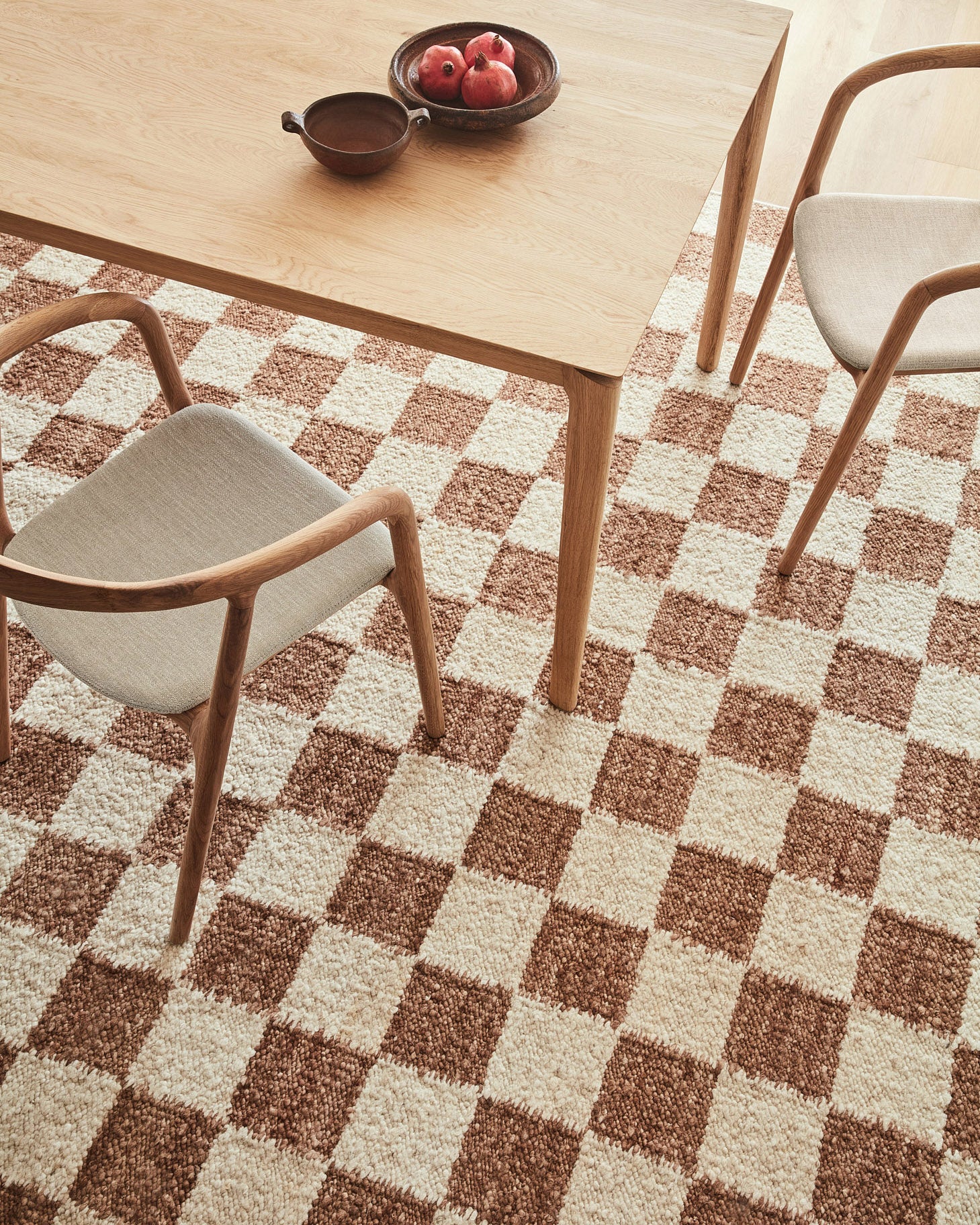 Ava Wool Rug Chestnut – Milk & Sugar