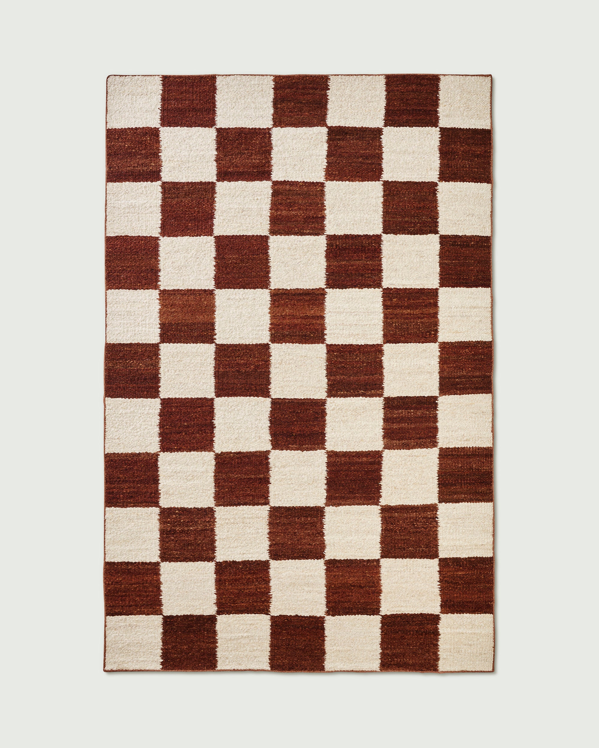 Checker Rug Russet