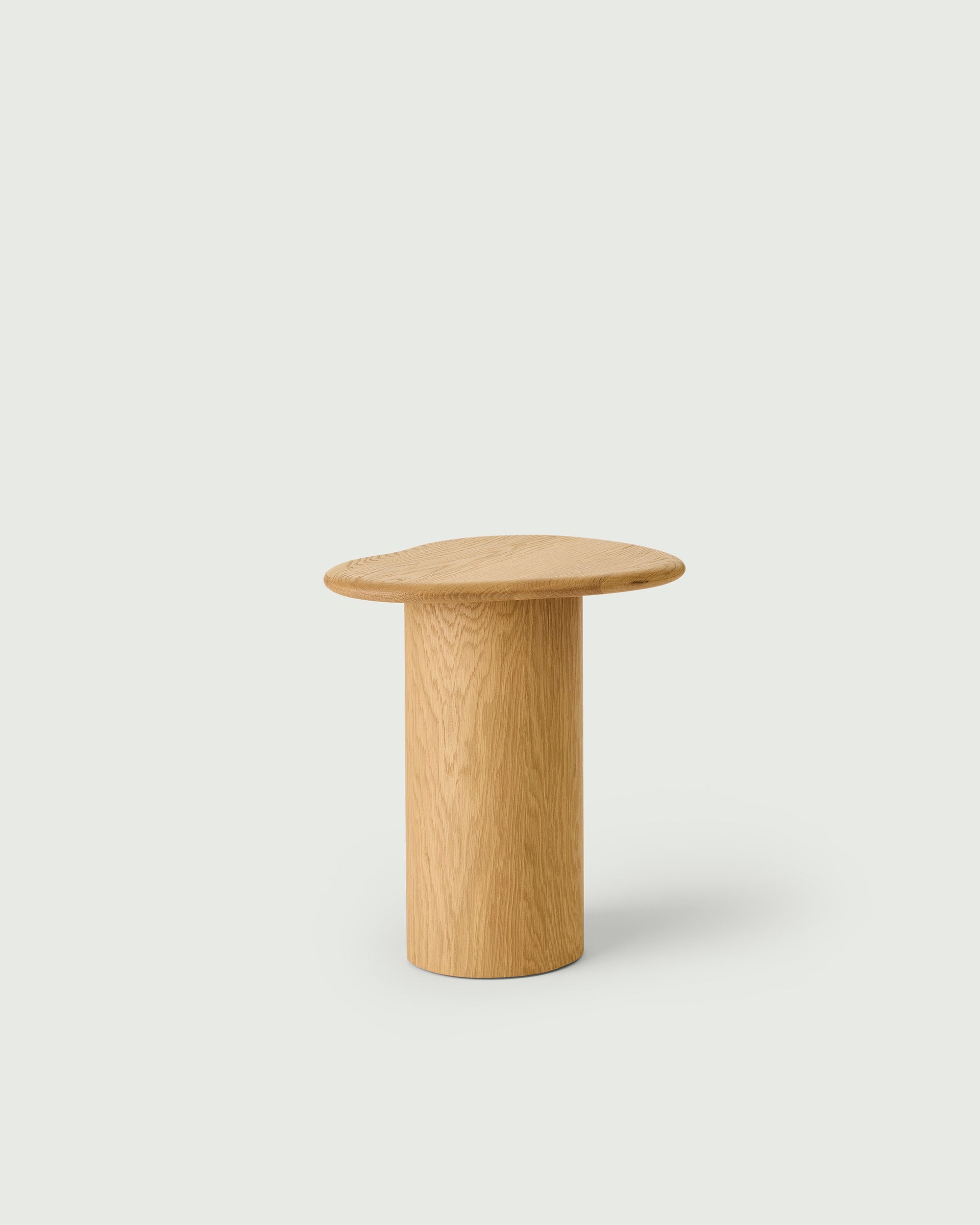 Cove Side Table Light Oak