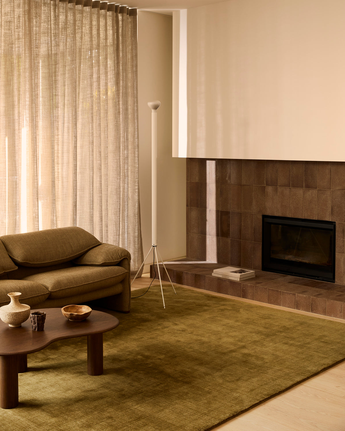 Lake Wool Rug - Moss