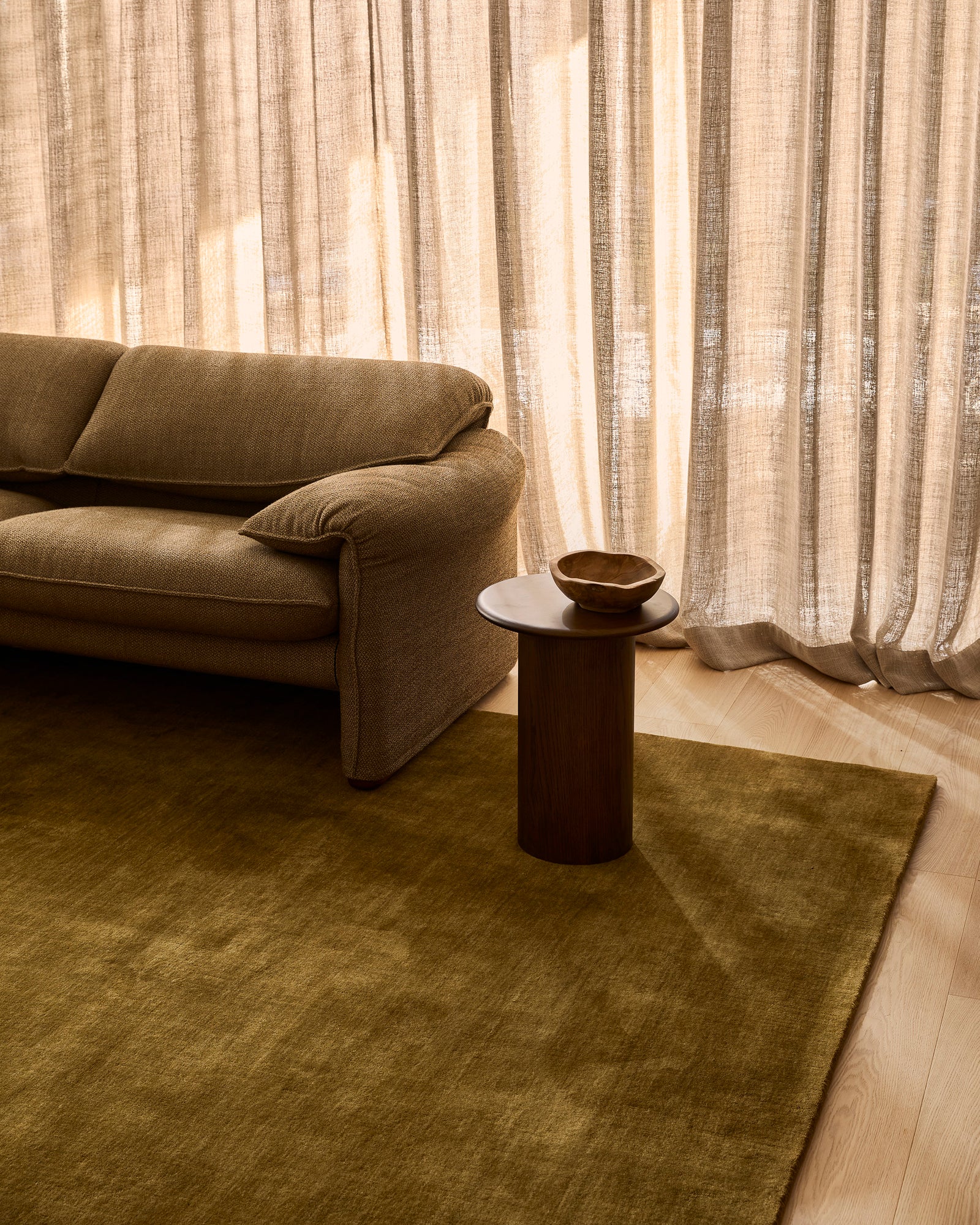 Lake Wool Rug - Moss