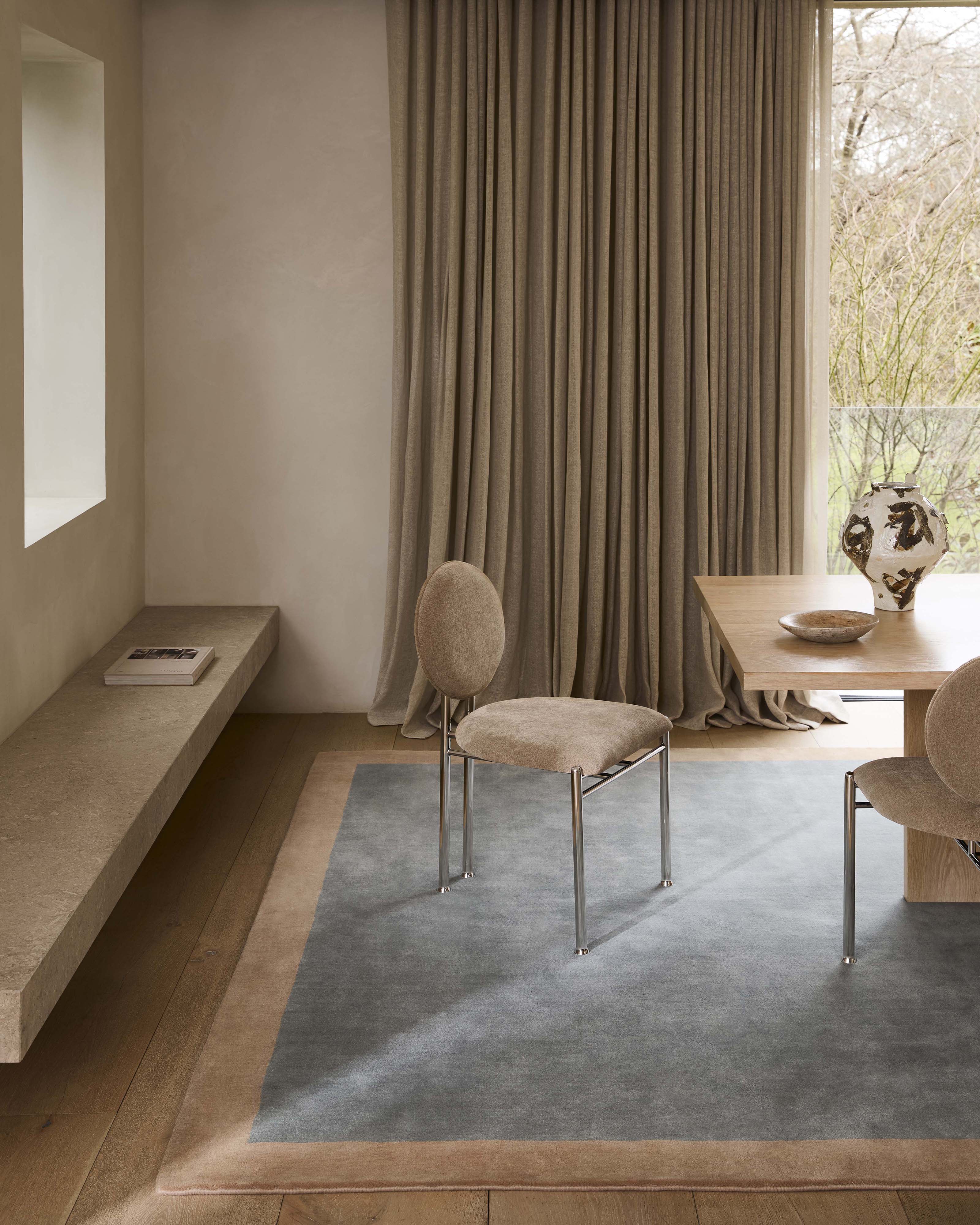 Frame Rug Stone & Steel