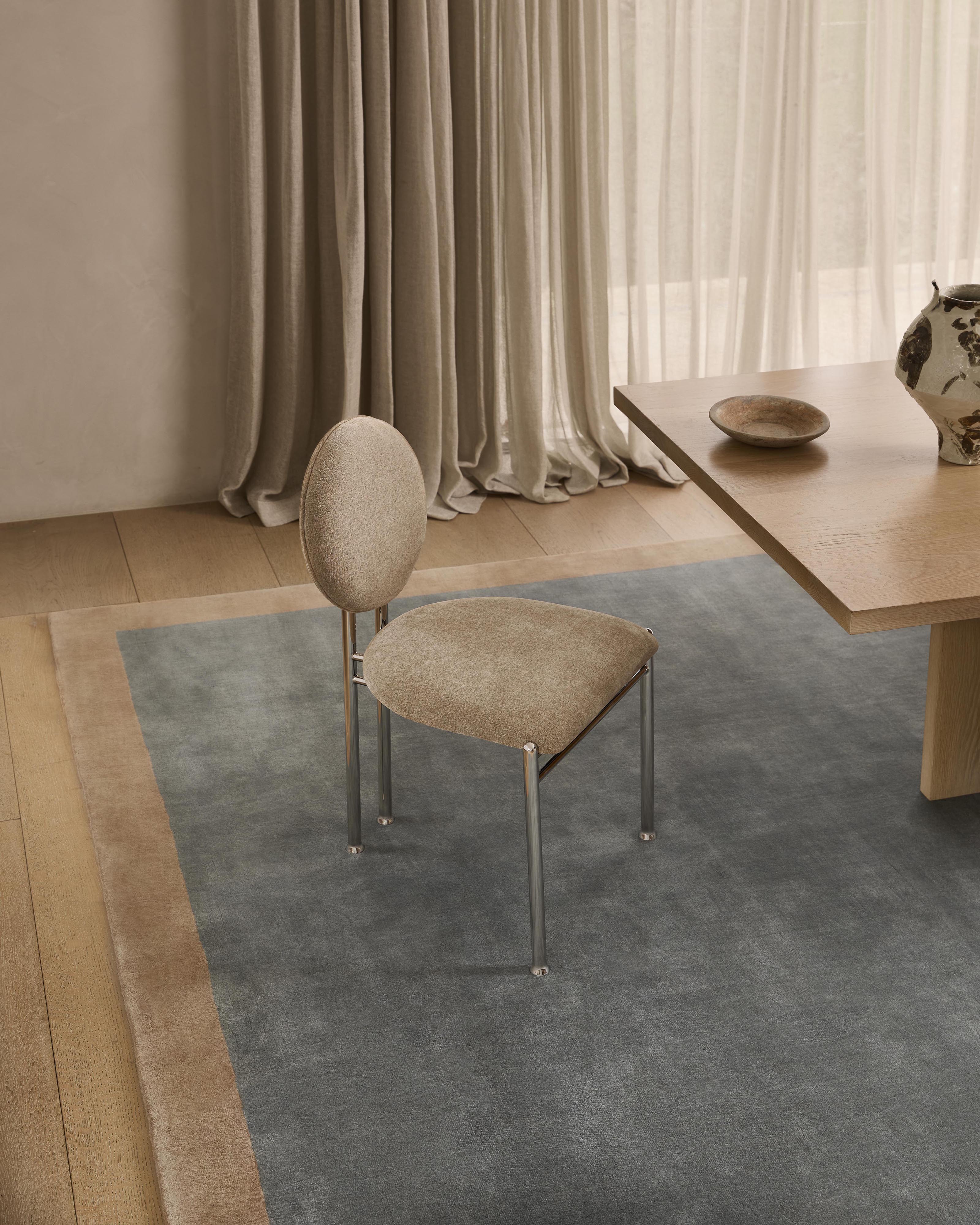 Frame Rug Stone & Steel