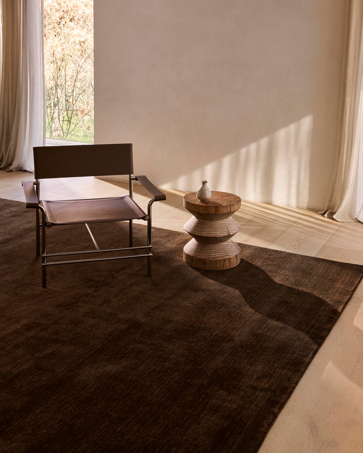 Umber Design Rug Lake Wool Rug - Umber