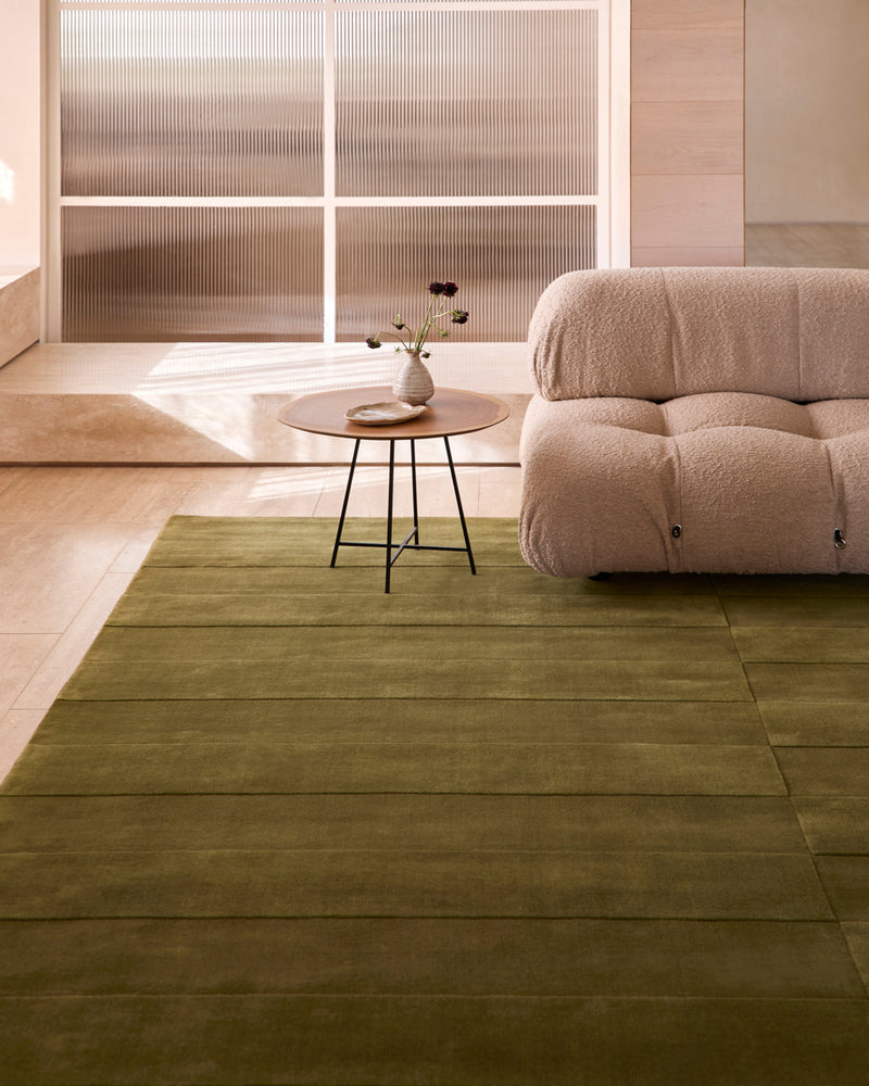Trace Rug Eucalyptus – Pattern Wool Rug in Green | Milk & Sugar