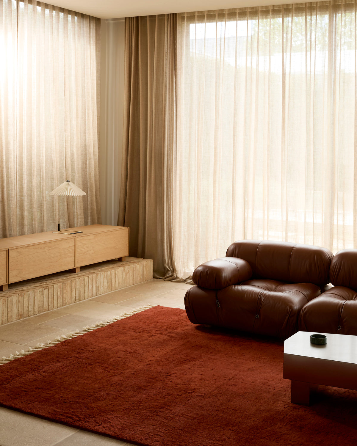 Ode Rug Redwood ‚Äì Wool Rug with Rich Tones | Milk & Sugar