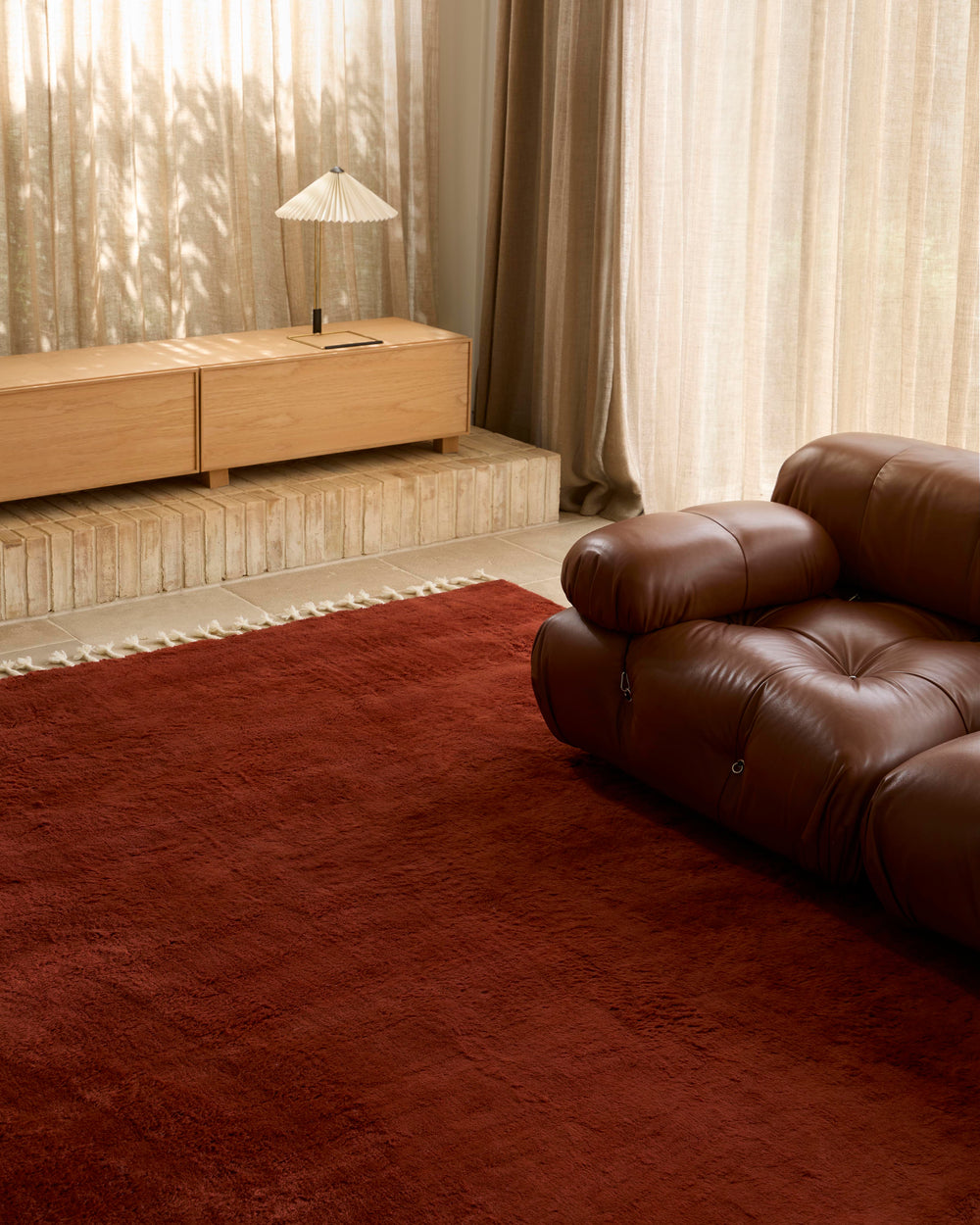 Ode Rug Redwood ‚Äì Wool Rug with Rich Tones | Milk & Sugar