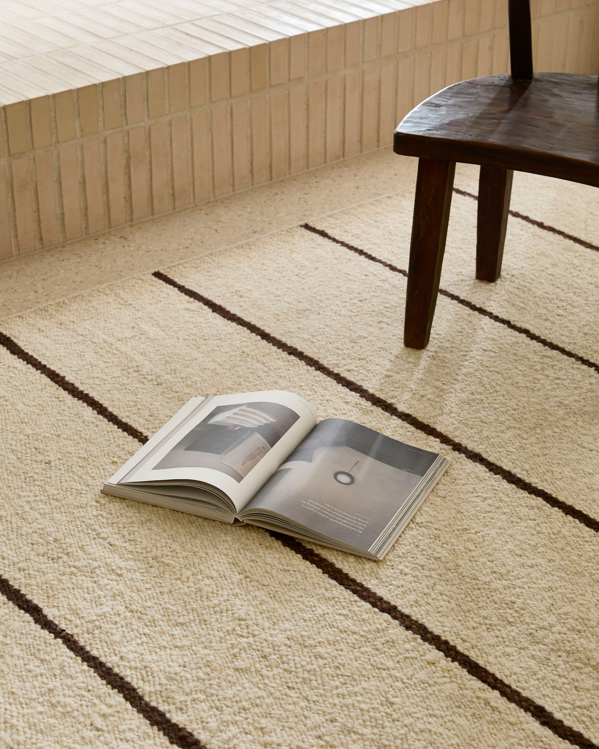 Oscar Rug Natural – Neutral Wool Flatweave | Milk & Sugar