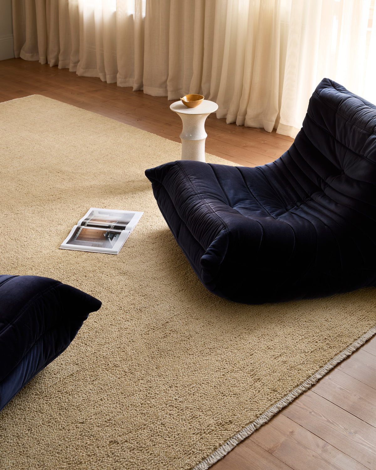 Raye Rug Oat – Loop Wool Rug in Neutral Tone | Milk & Sugar