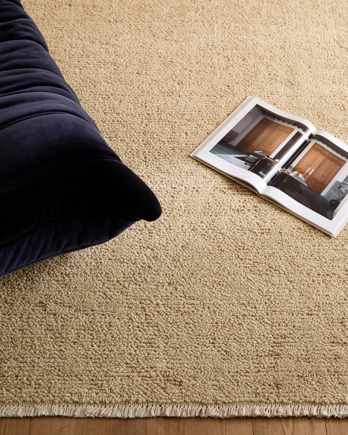 Raye Rug Oat – Loop Wool Rug in Neutral Tone | Milk & Sugar