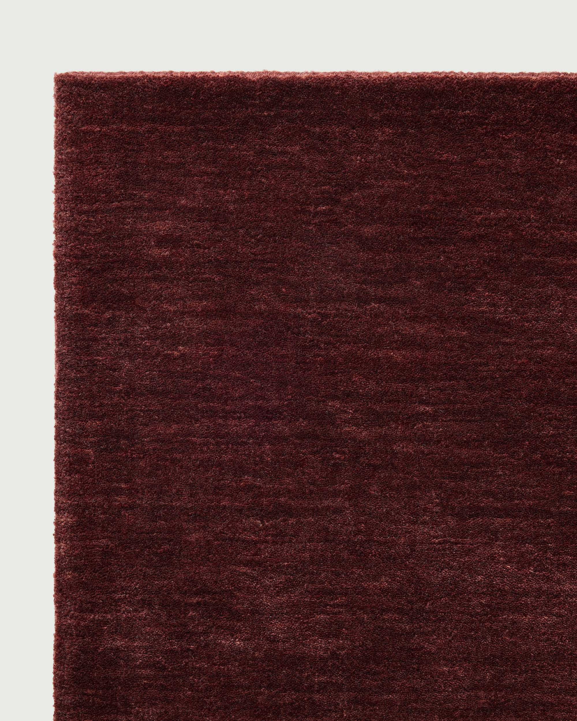 Lake Wool Rug - Bordeaux