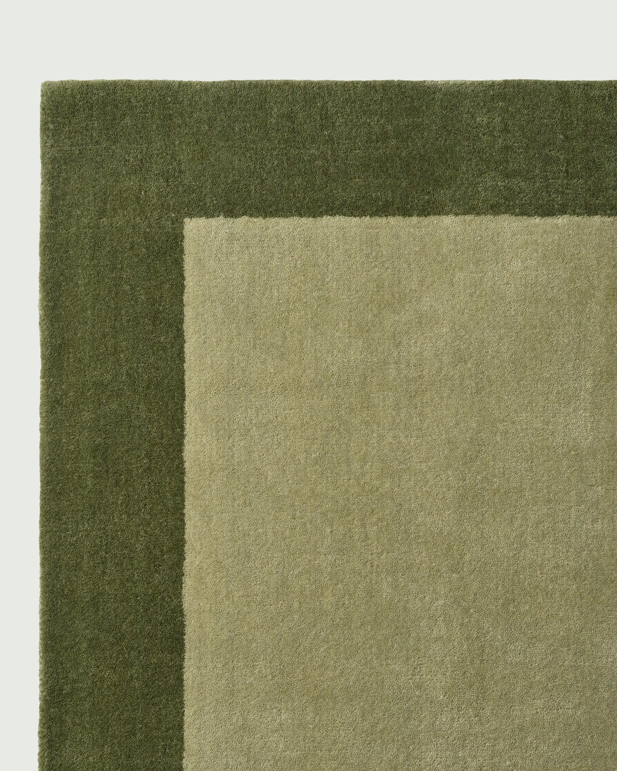 アクセサリー Russet Burbank Burger Rug (Green) Moroccan Berber rug - Natural wool and handcrafted | Tree of Colors