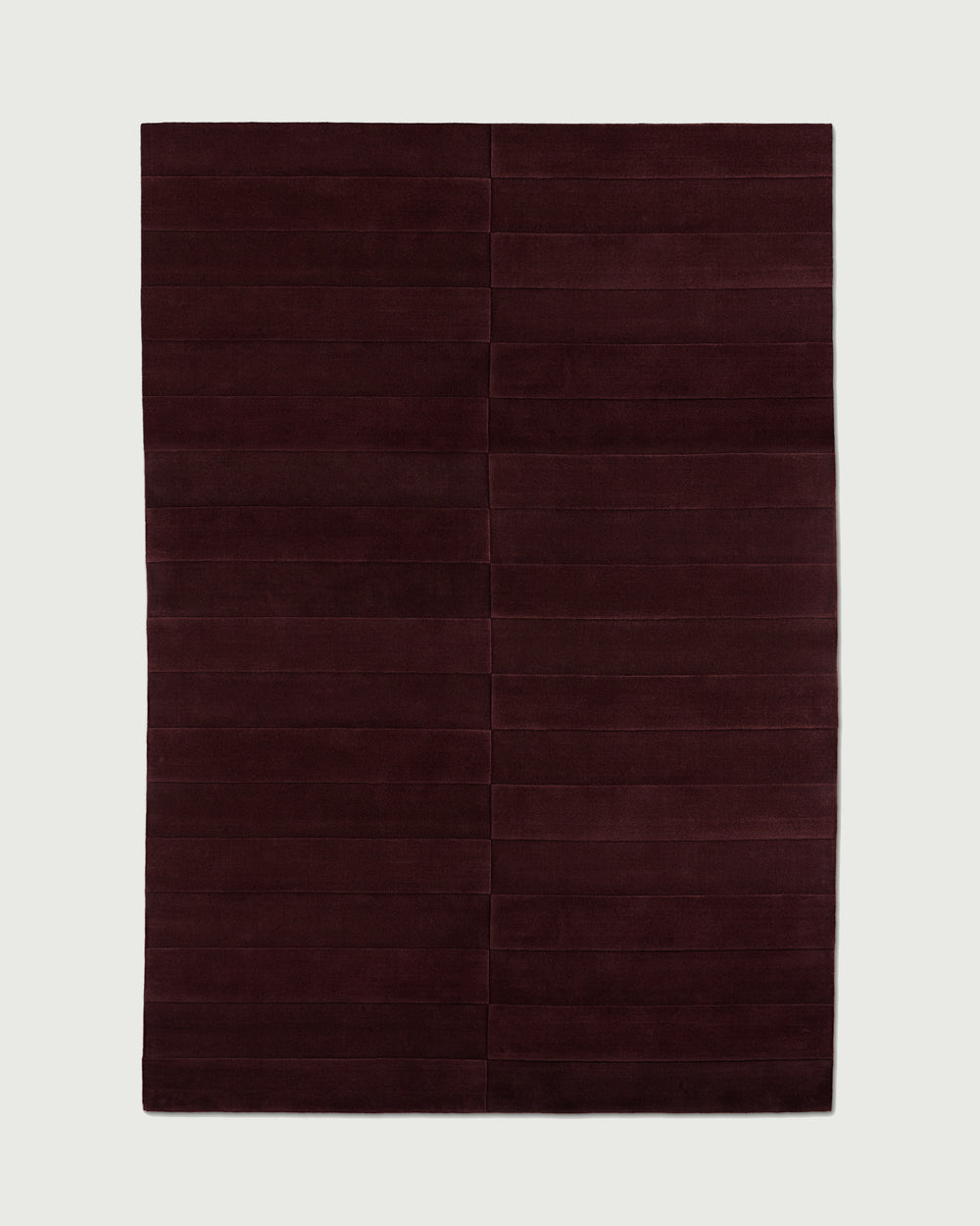 Deep Violet Rug Trace Rug Plum – Deep Purple Wool Rug with Texture | Milk & Sugar